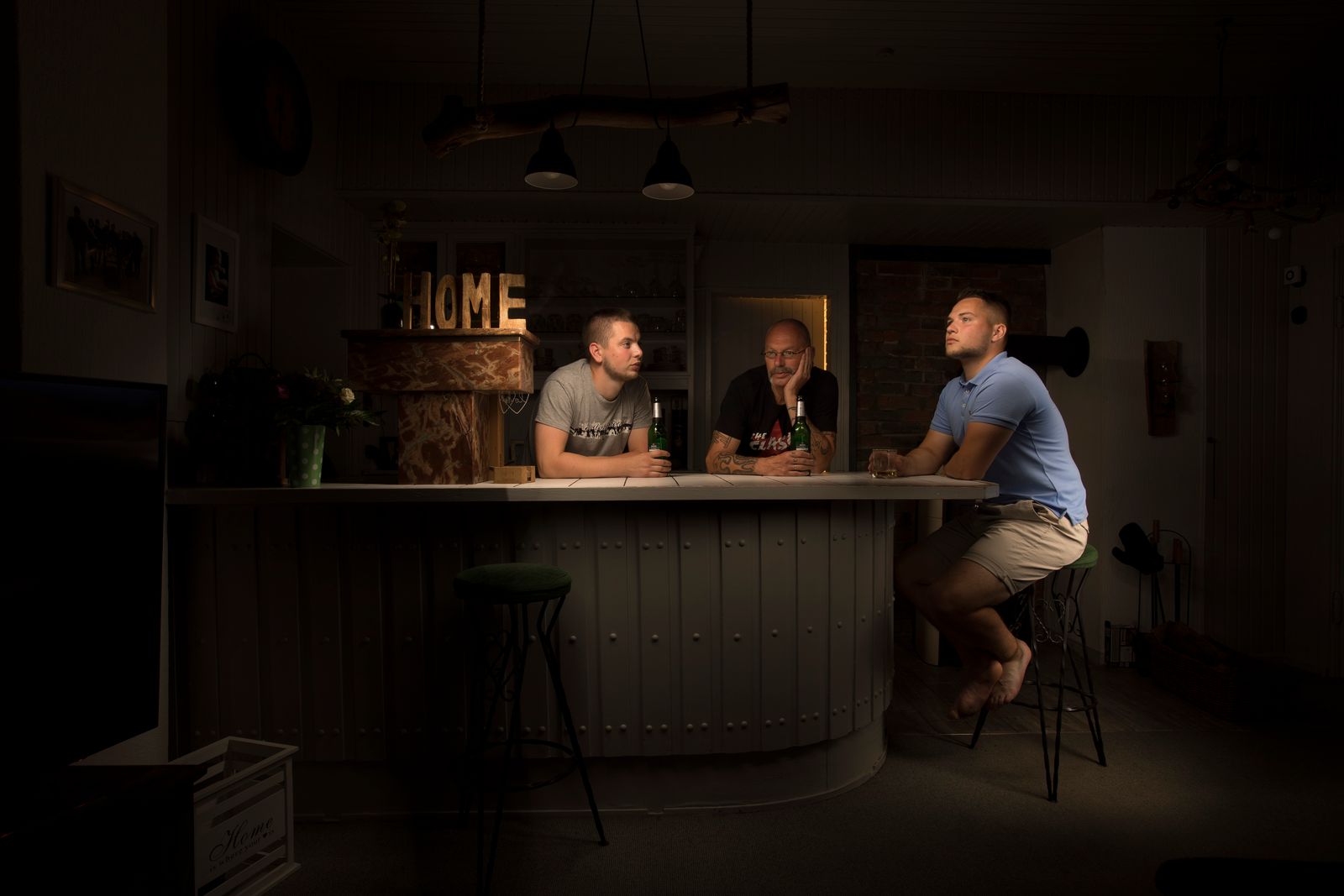 © Lara Wilde - A family living in the former pub that was once operated by their grandfather.