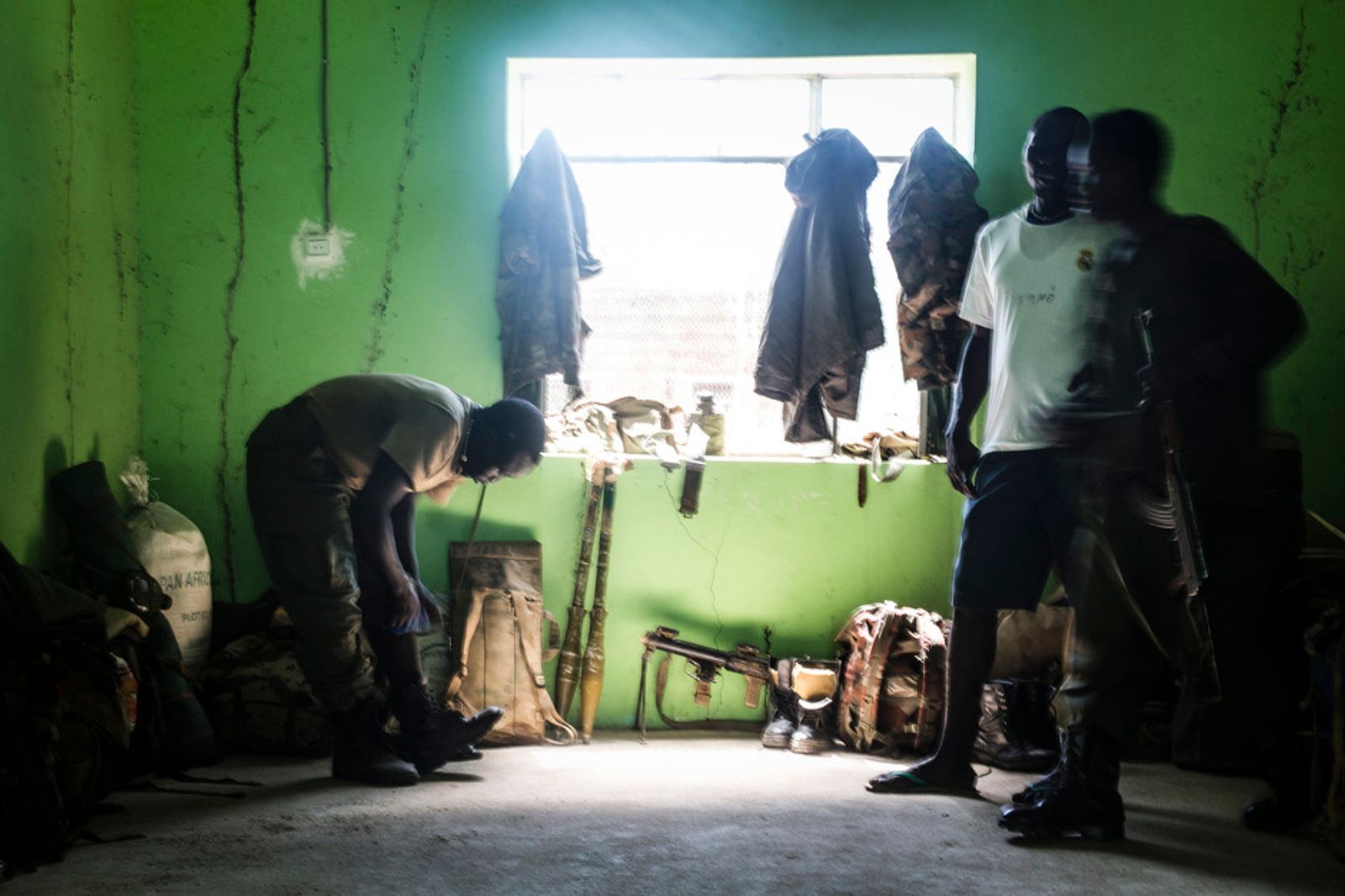 © Camille Lepage - On the rebel basis of Heiban, the rebels of the SPLA-N are getting ready to go to the frontline