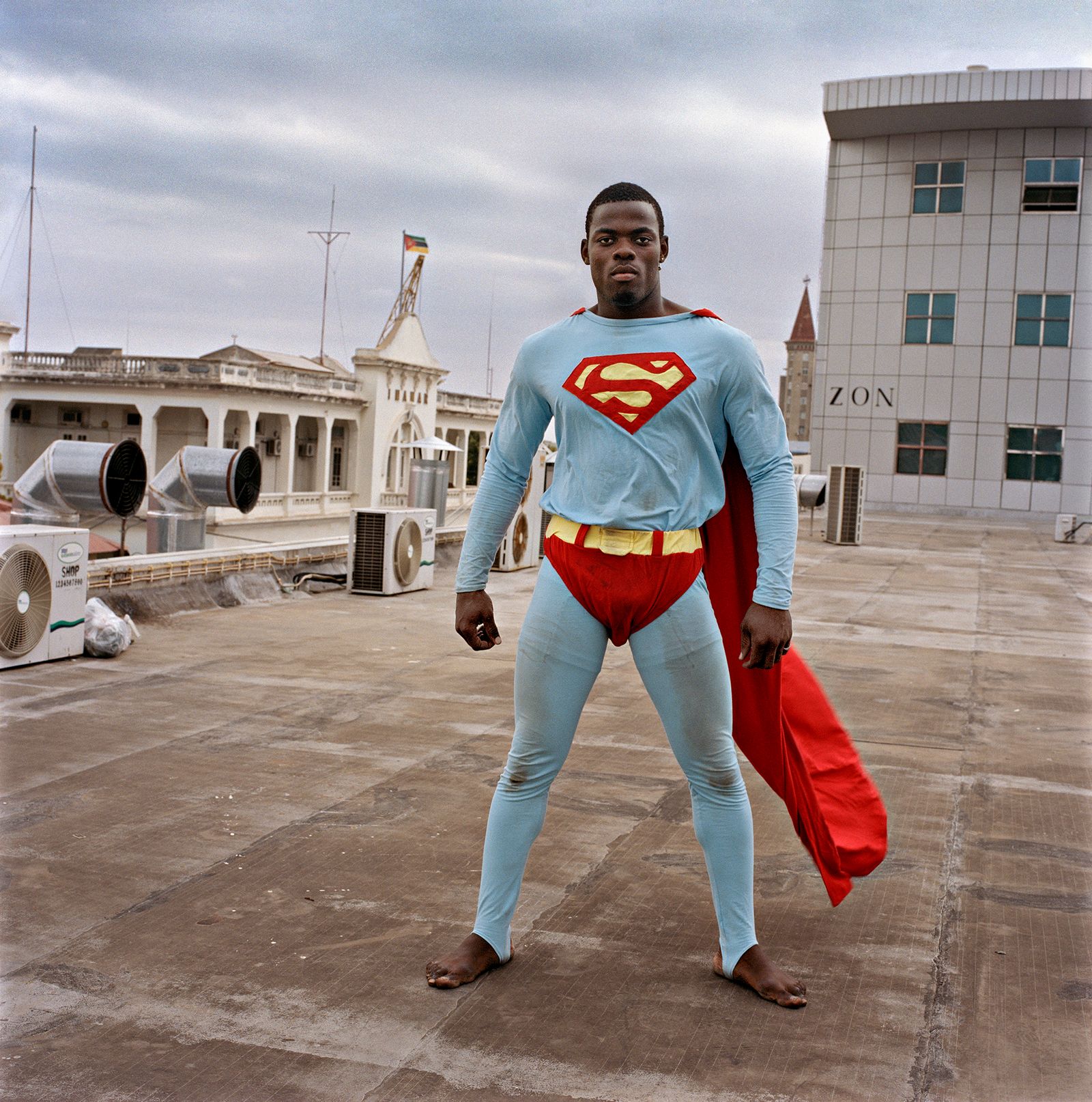 © Ditte Haarløv Johnsen - Superman on the Roof of the New Shopping Mall. 2009