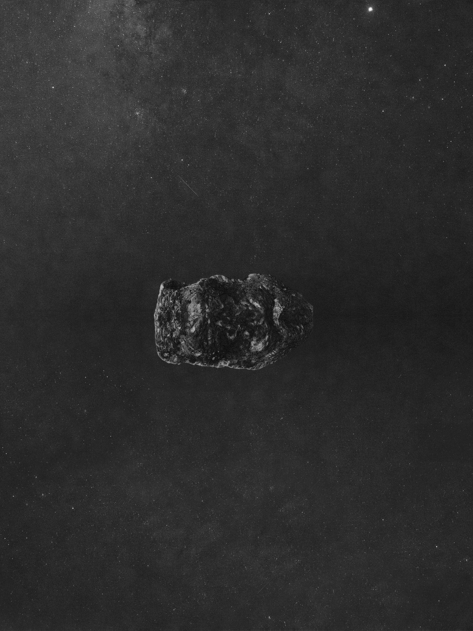 © Panos Charalampidis + Mary Chairetaki - Representation of an asteroid. Synthetic image.