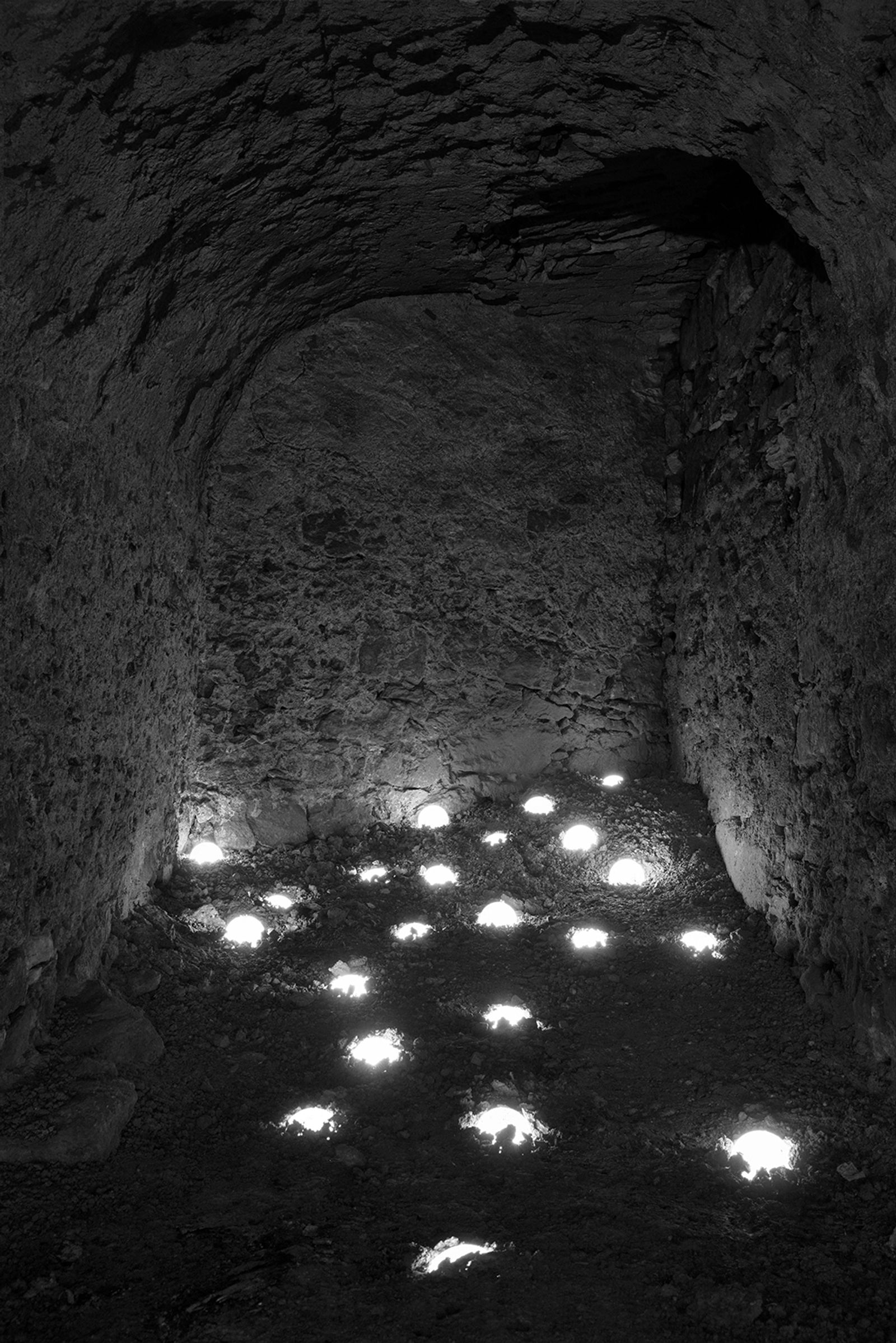 © Elena Helfrecht - The Garden, 2020 | A walled-up passage in the old beetroot cellar.