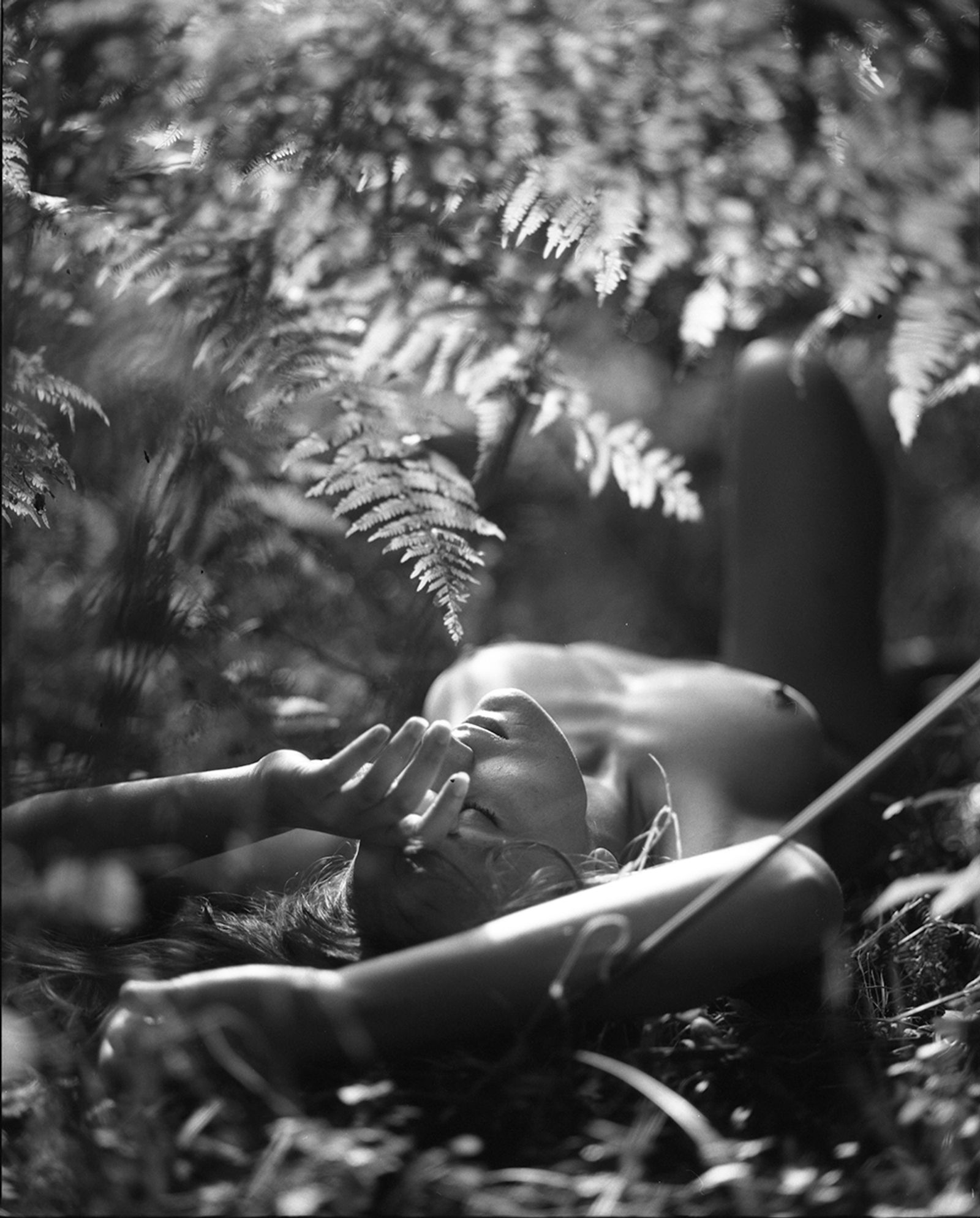 © Selina Mayer - Romi Muse, Epping Forest 2015. Silver gelatin print.