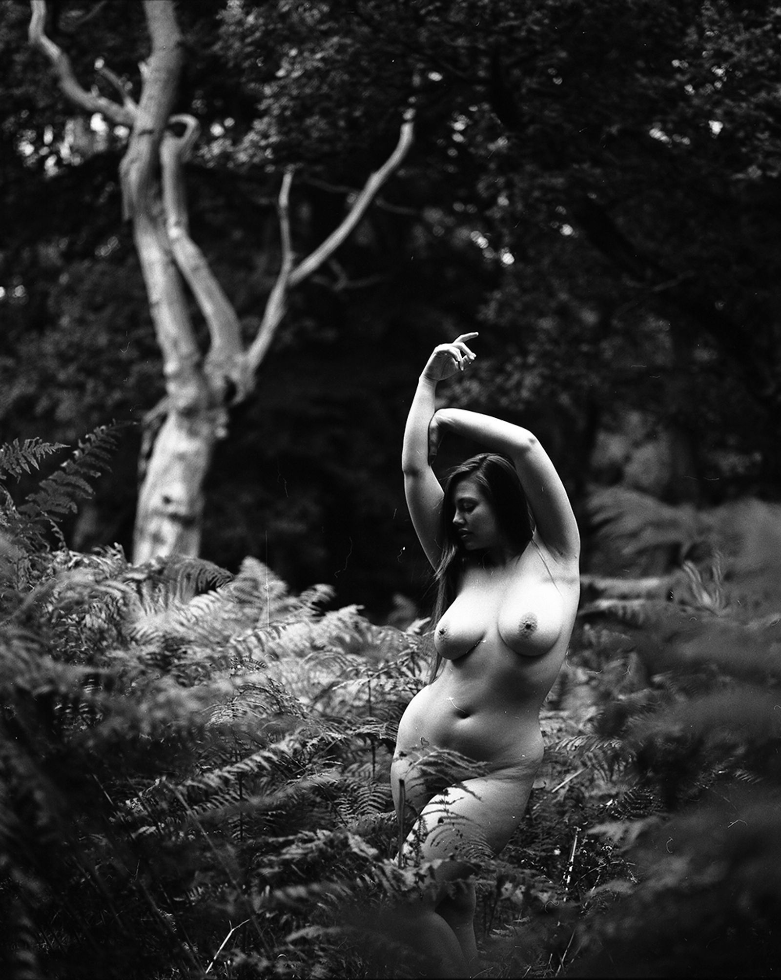 © Selina Mayer - Lillias Right, Epping Forest 2015. Silver gelatin print.