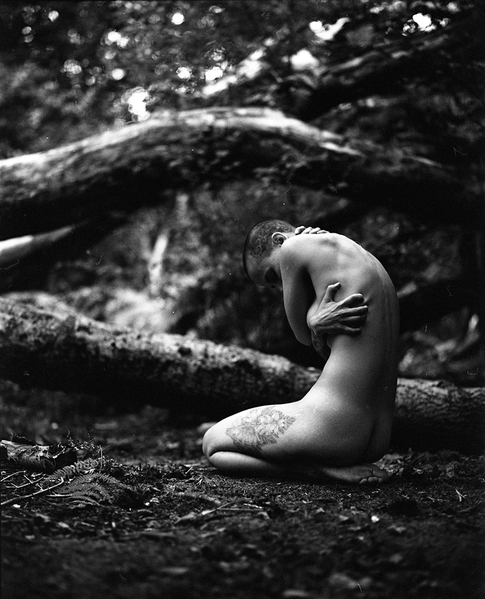 © Selina Mayer - Grace Jessica, Epping Forest 2018. Silver gelatin print.