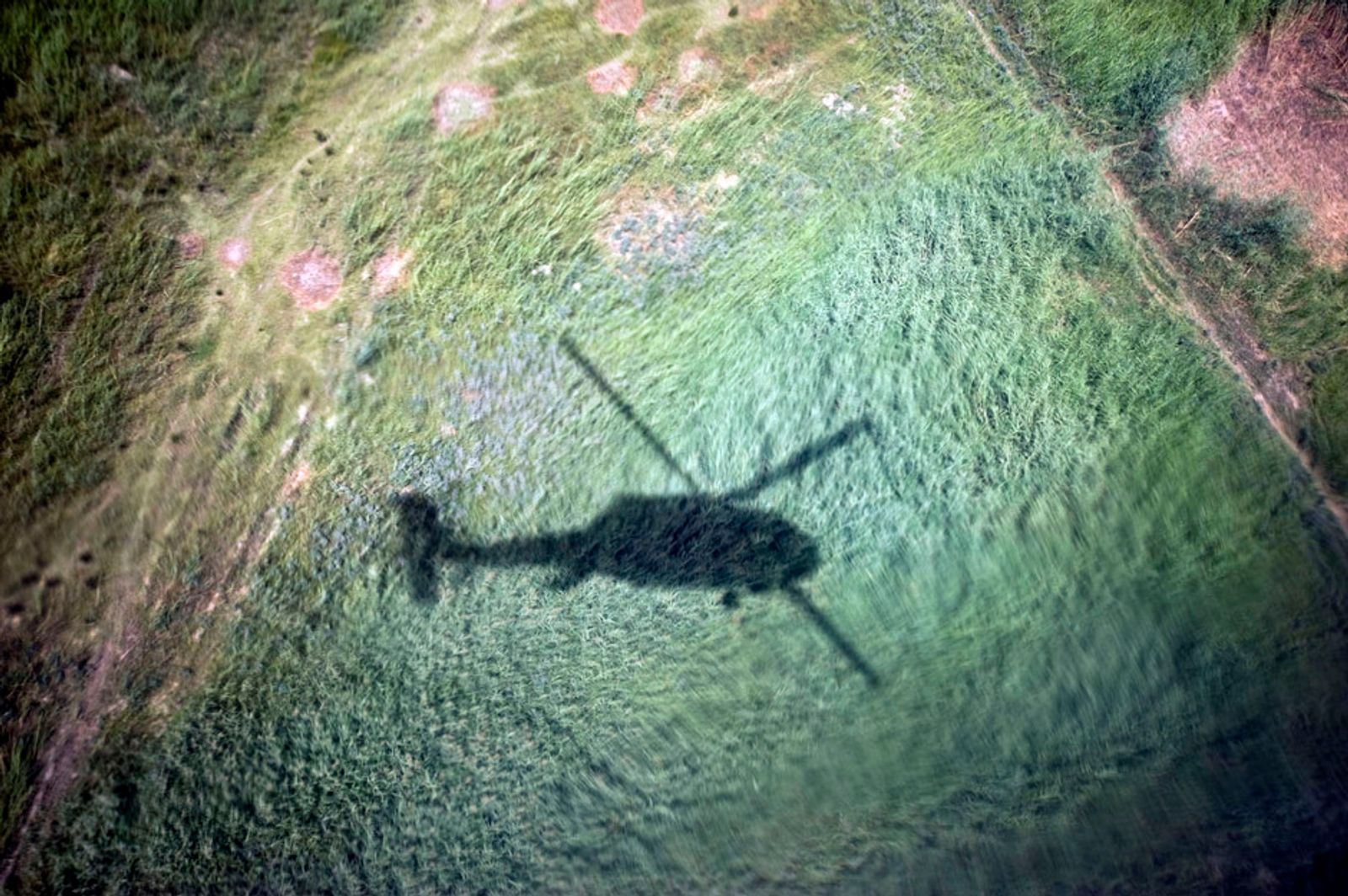 © Louie Palu - A Medevac helicopter on mission over Zhari District, Kandahar, Afghanistan. Photo © Louie Palu