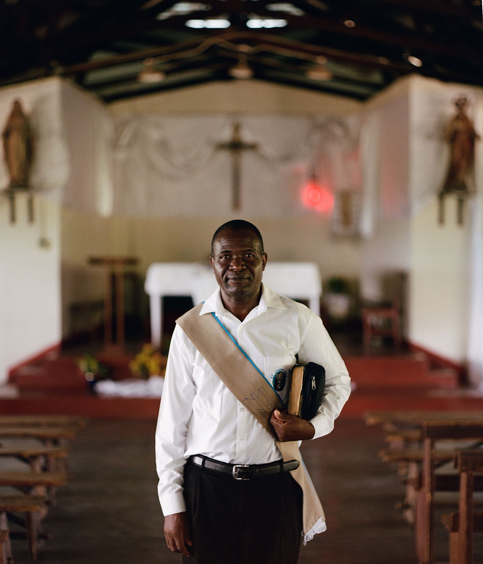 © Jono Terry - Richard, houseboat employee and usher at St. Augustine’s Church, Lake Kariba.