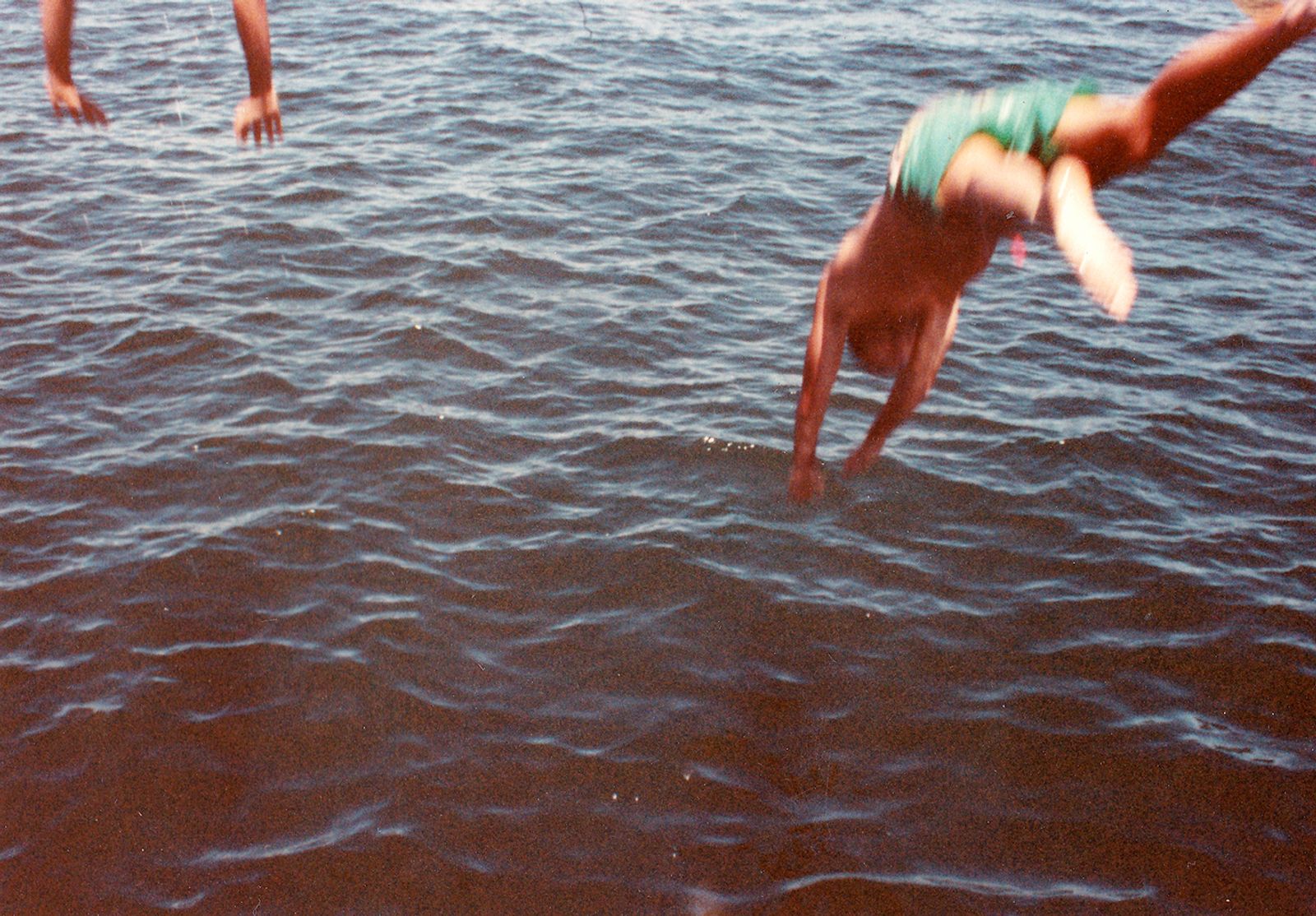 © Jono Terry - Family archives: swimming in Lake Kariba.