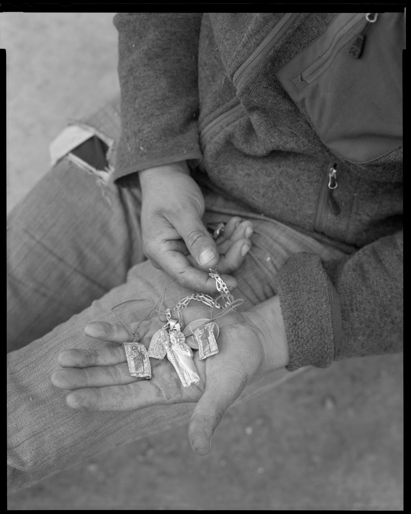 © Lisa Elmaleh - Good luck charms, third attempt crossing the desert, Sasabe, Sonora, Mexico