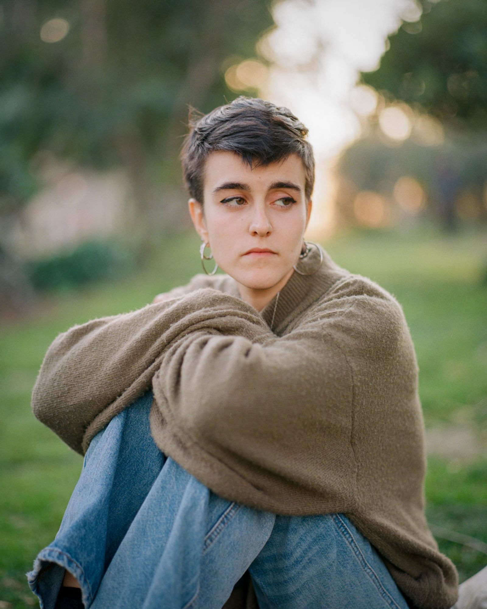 © Juan de la Quintana - Júlia in the park of the Ciudadella in Barcelona.