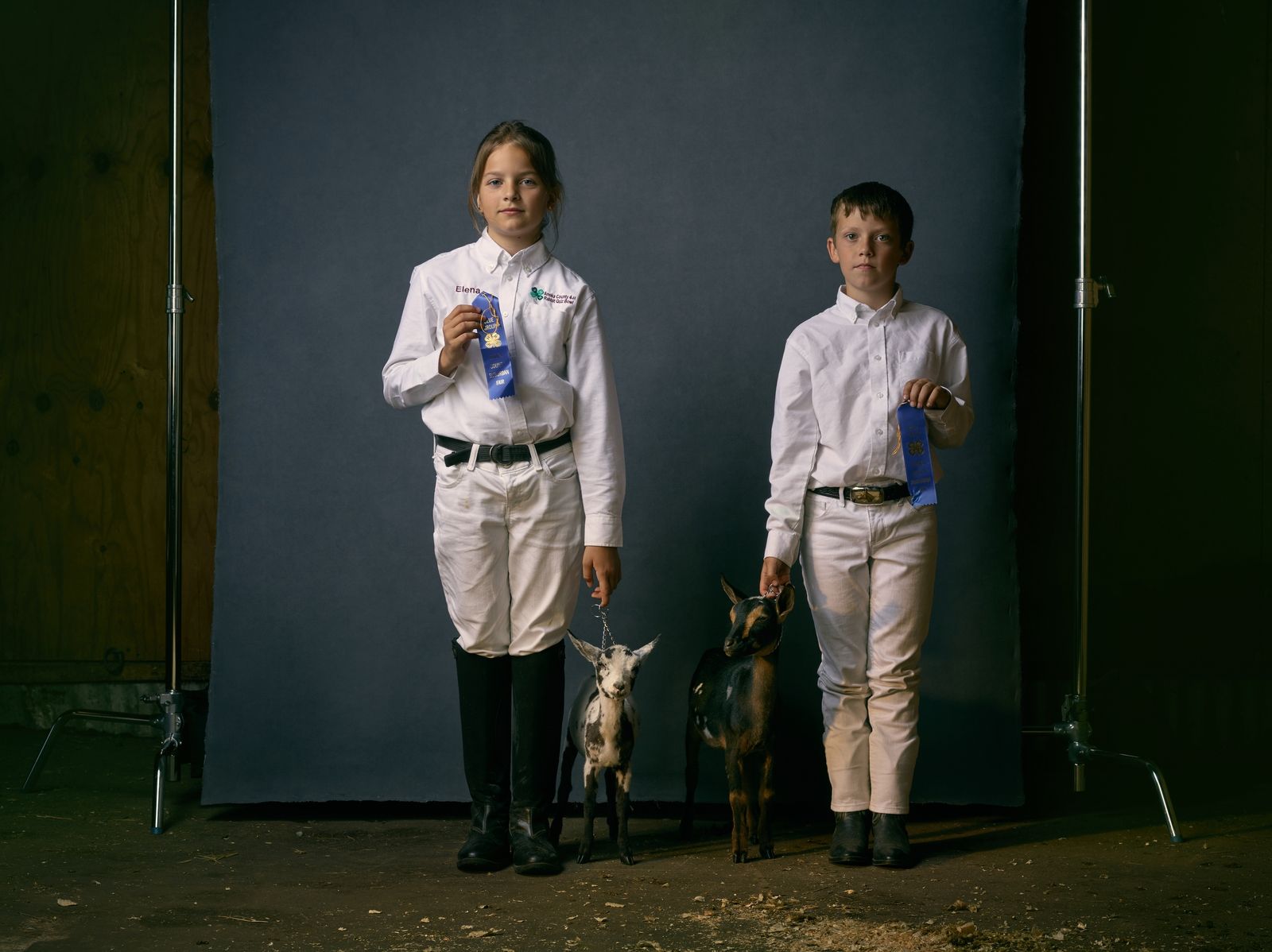 © R. J. Kern - Elena with Tiger Lily and Will with Tulip, Isanti County Fair, Minnesota, 2016