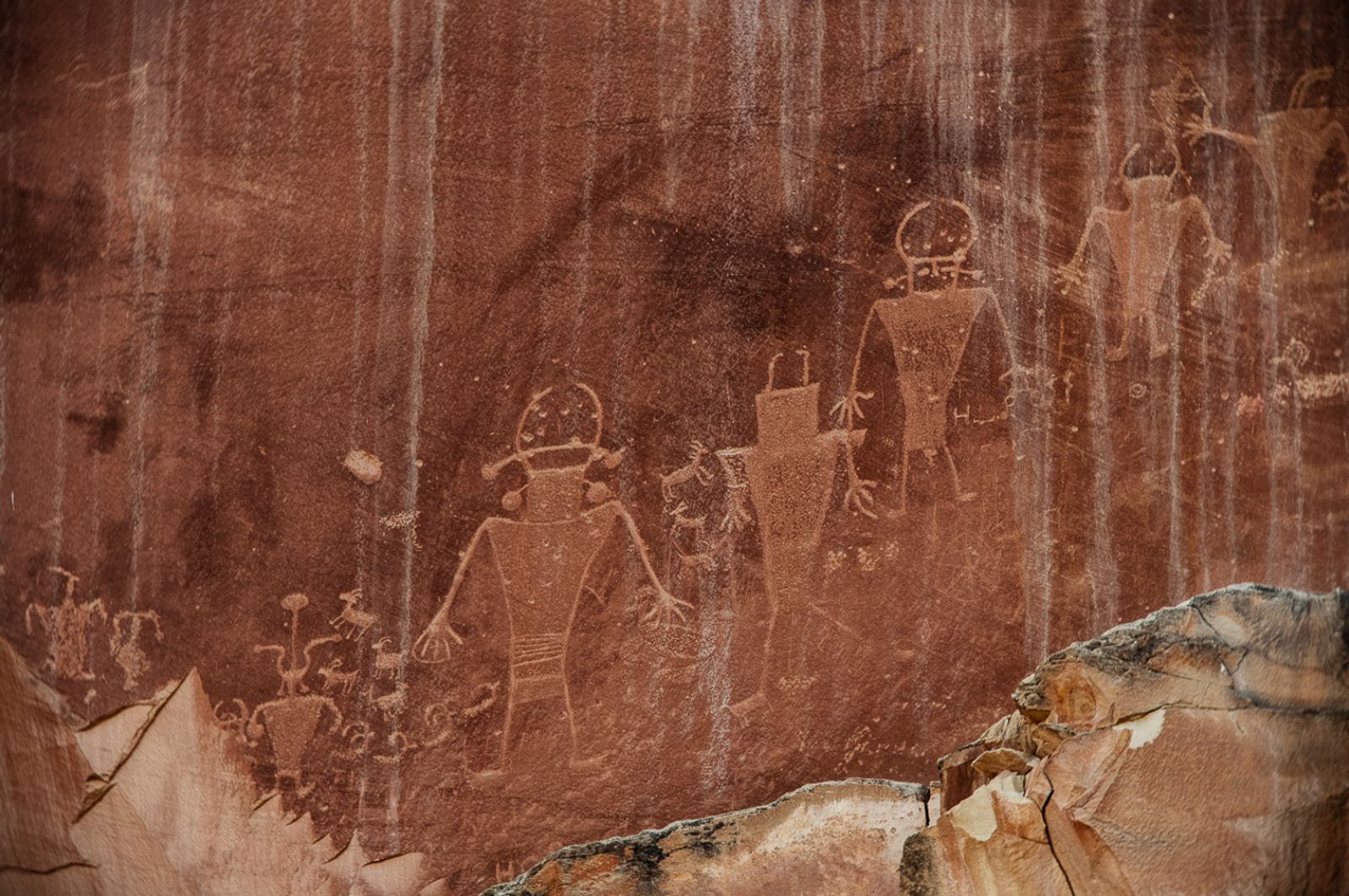 © Matjaz Tancic - 2000BCE petroglyphs in Horseshoe Canyon, Utah.