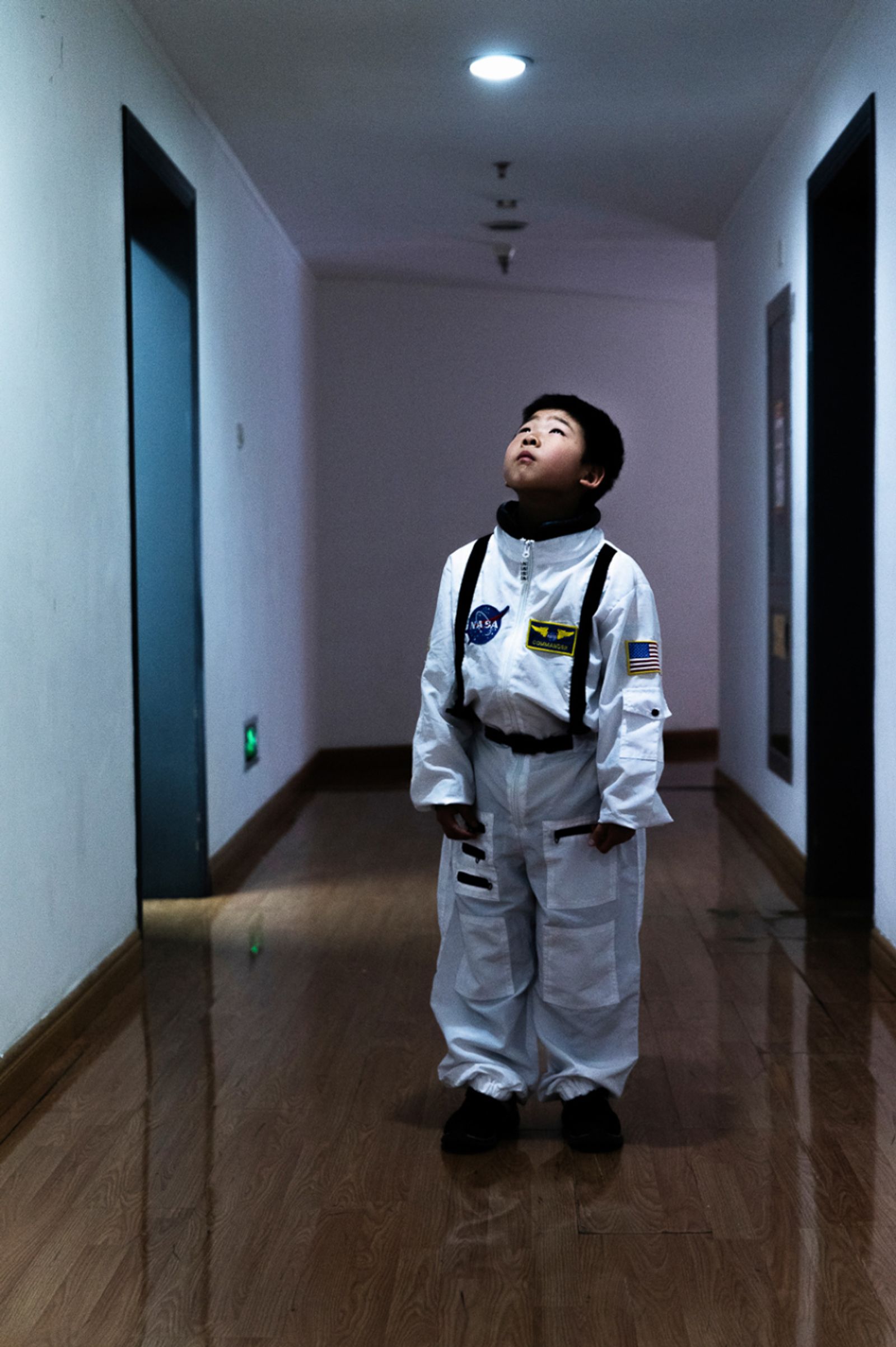 © Matjaz Tancic - A young boy at the Mars Society meeting at the observatory in Beijing, China.