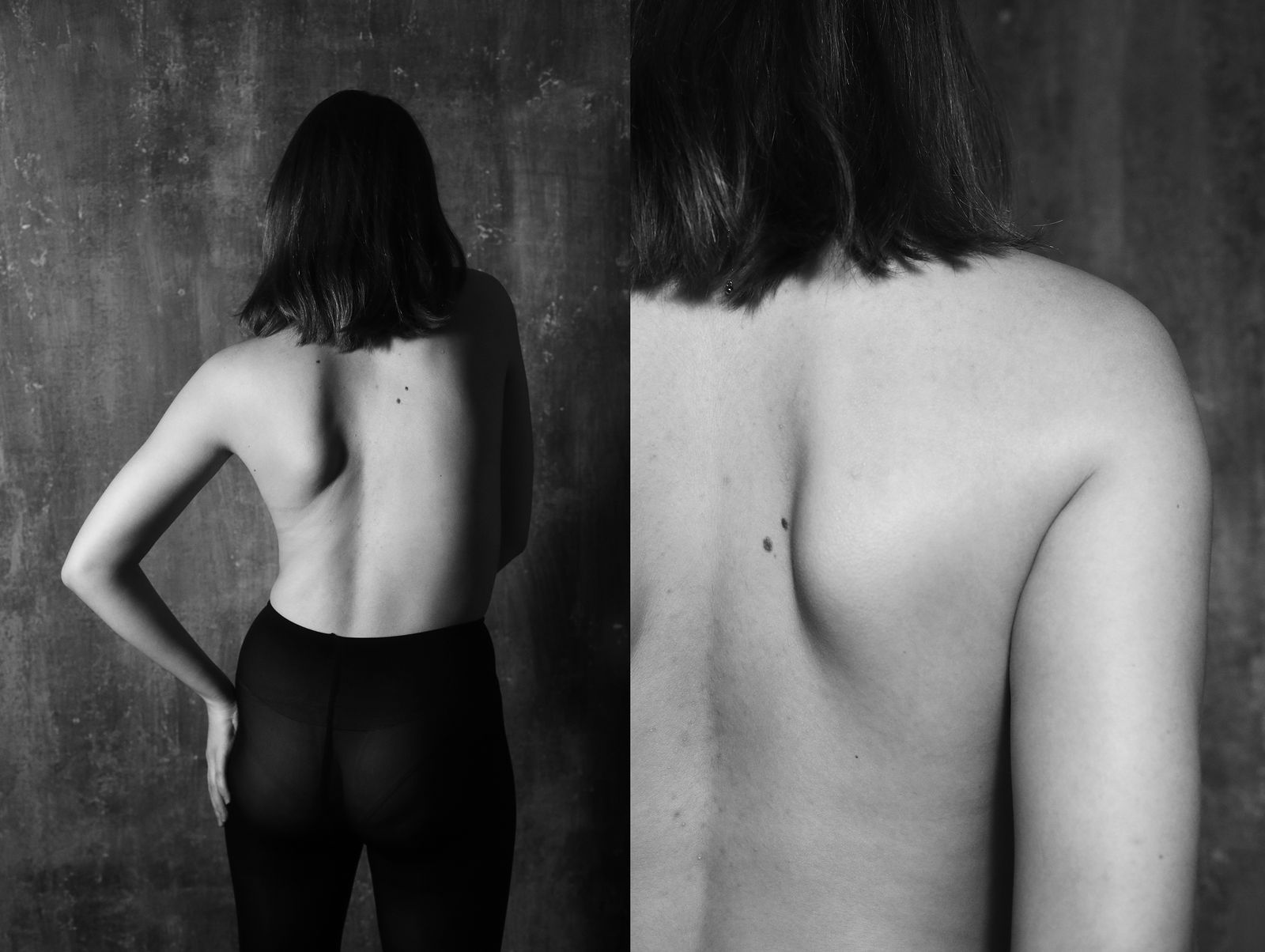 © Natasha Gor - Pauline's shoulder blades. Frame 2