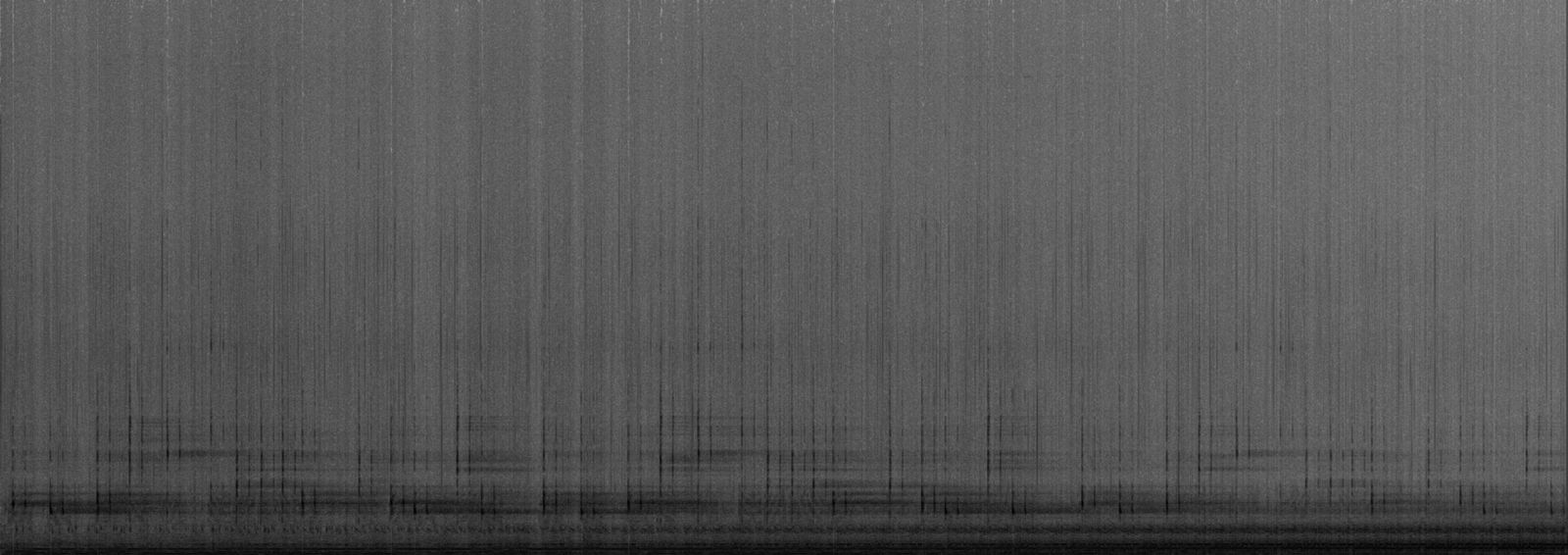 © Jošt Dolinšek - Soundscape spectrogram no. 4 / visualisation initially made for printed matter