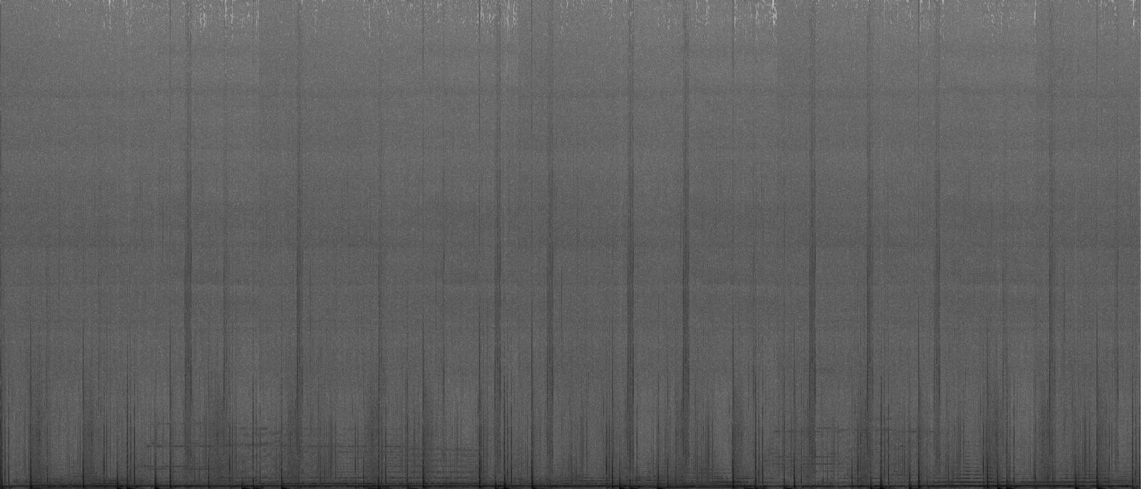 © Jošt Dolinšek - Soundscape spectrogram no. 6 / visualisation initially made for printed matter