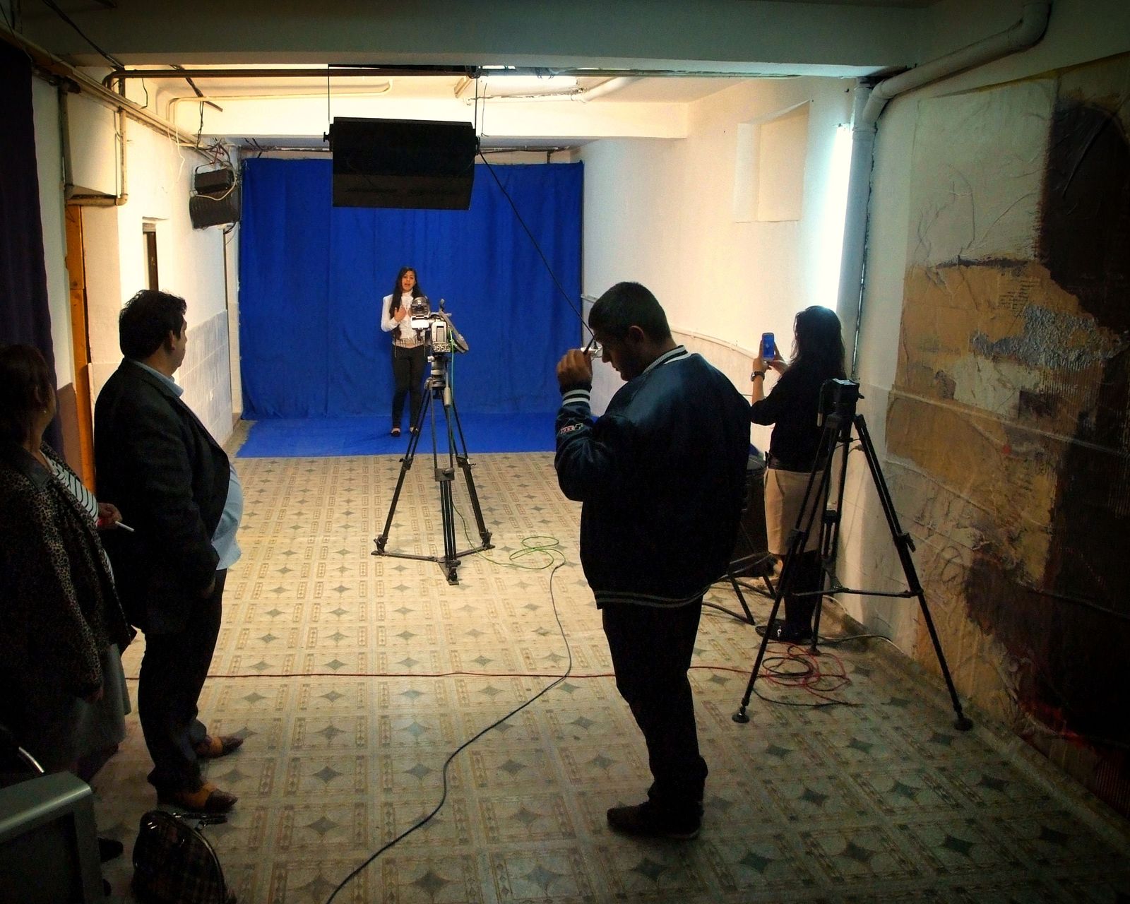 © Davide Palmisano - back stage of recording a video music clip