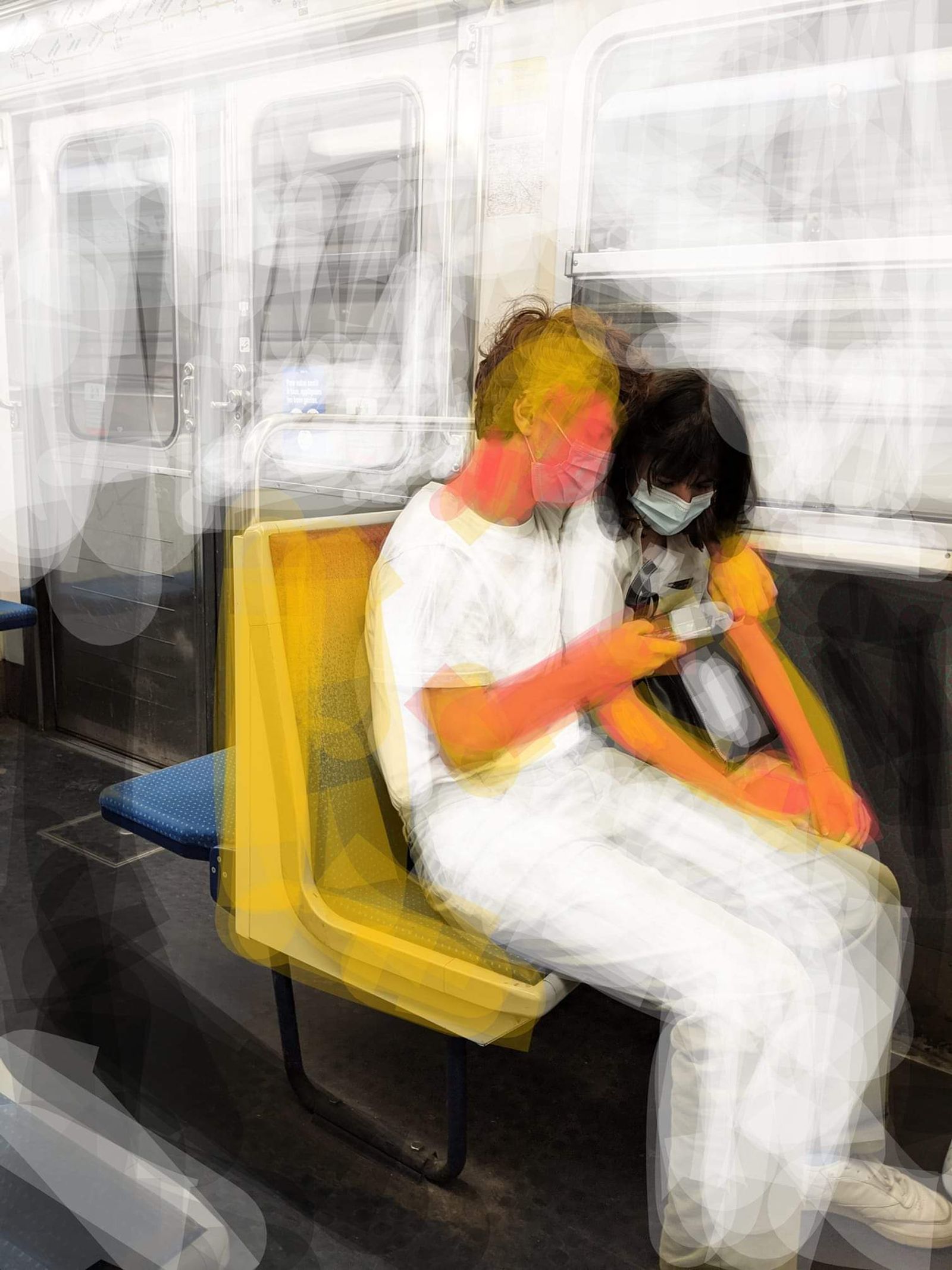 © Shakêd ADIV Ginsbourg Aviezer - Intimate moments . 60/40 cm on canvas