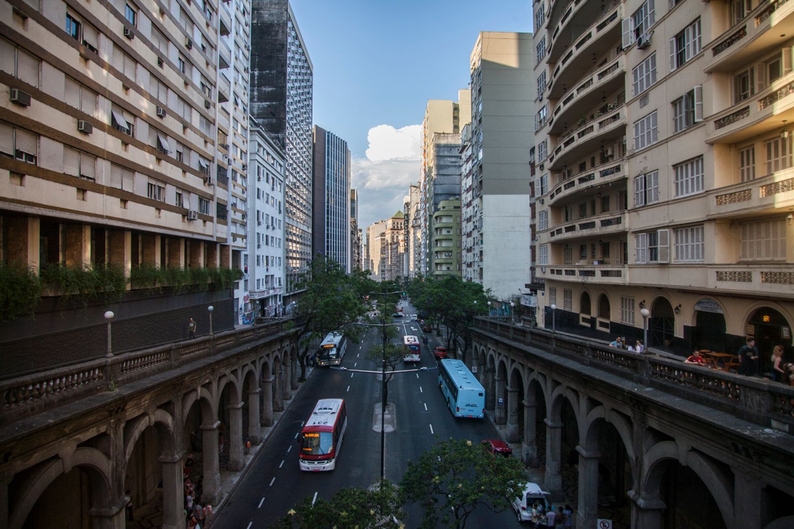 © Chiara Ferronato - A view of the centre of Porto Alegre, which most residents of condominios fechados consider unsafe to roam and to live in.
