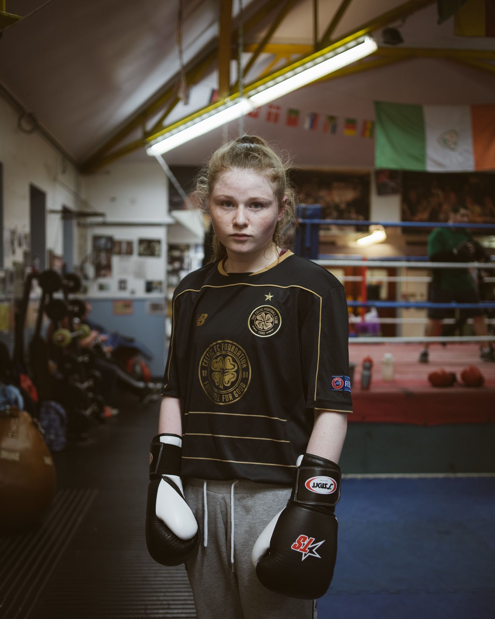 © Jens Schwarz - Tigernach, Immaculata Boxing Club, Irish Republican Divis area, West Belfast, Northern Ireland 03/2017