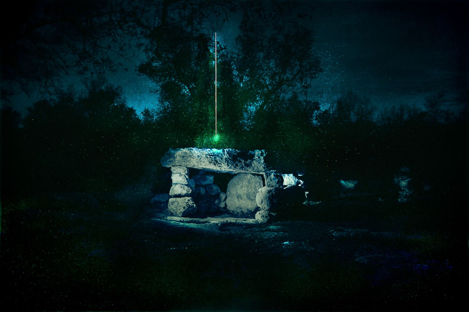 © Alessia Rollo - Analogue manipulation on a Dolmen picture.Apulia 2019