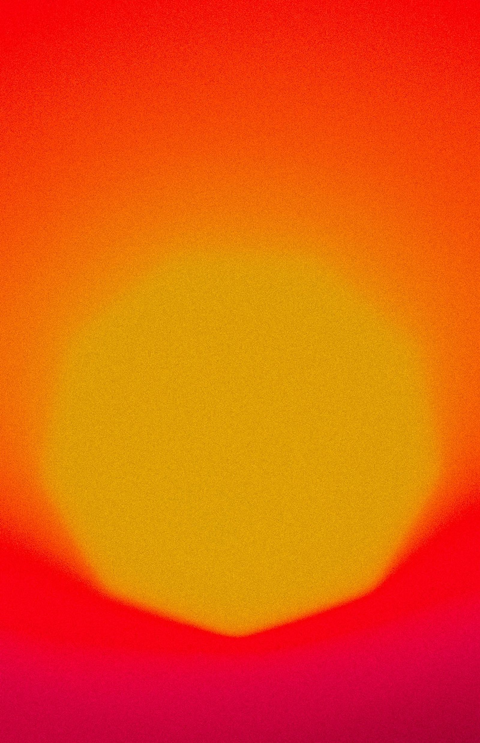 © Orianne Ciantar Olive - Red sun, blue sun, green sun. Solarized color image.