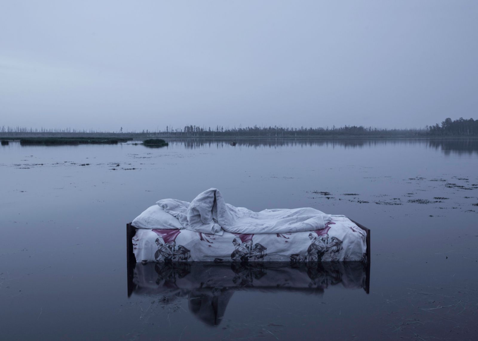 © Alexey Vasilyev - A bed on the lake. From the main character dream scene of the mystical drama "The Cursed Land".