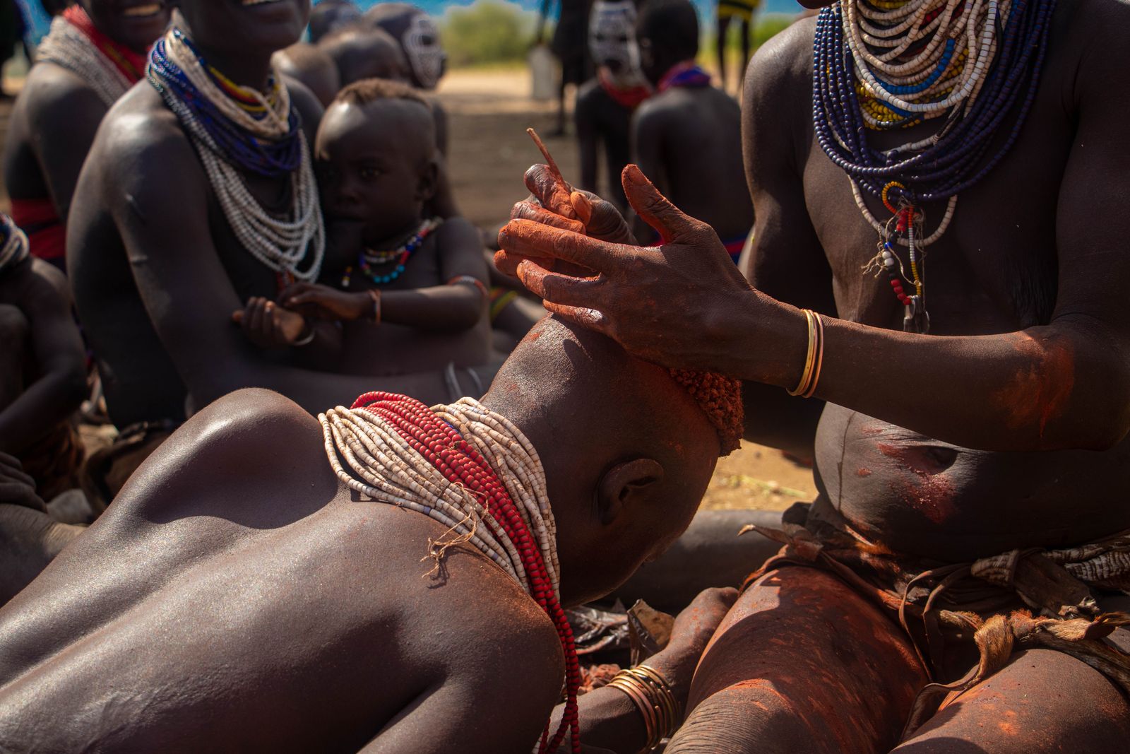 © Nwando Ebeledike - Community of women in the Karo Tribe, Omo Valley, Ethiopia