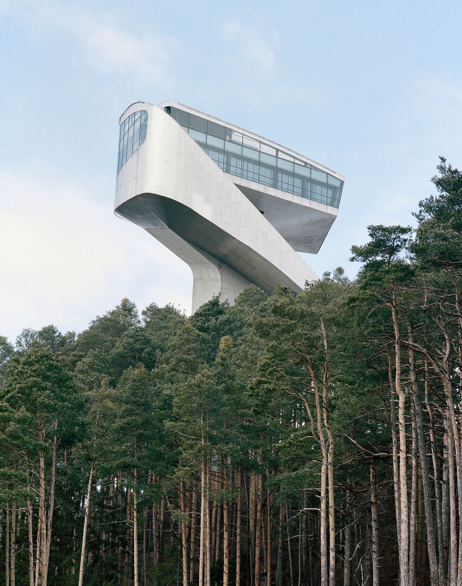 © Nicolò Panzeri & Mattia Micheli - The Bergisel ski jump tower. Innsbruck, Austria, 2020.