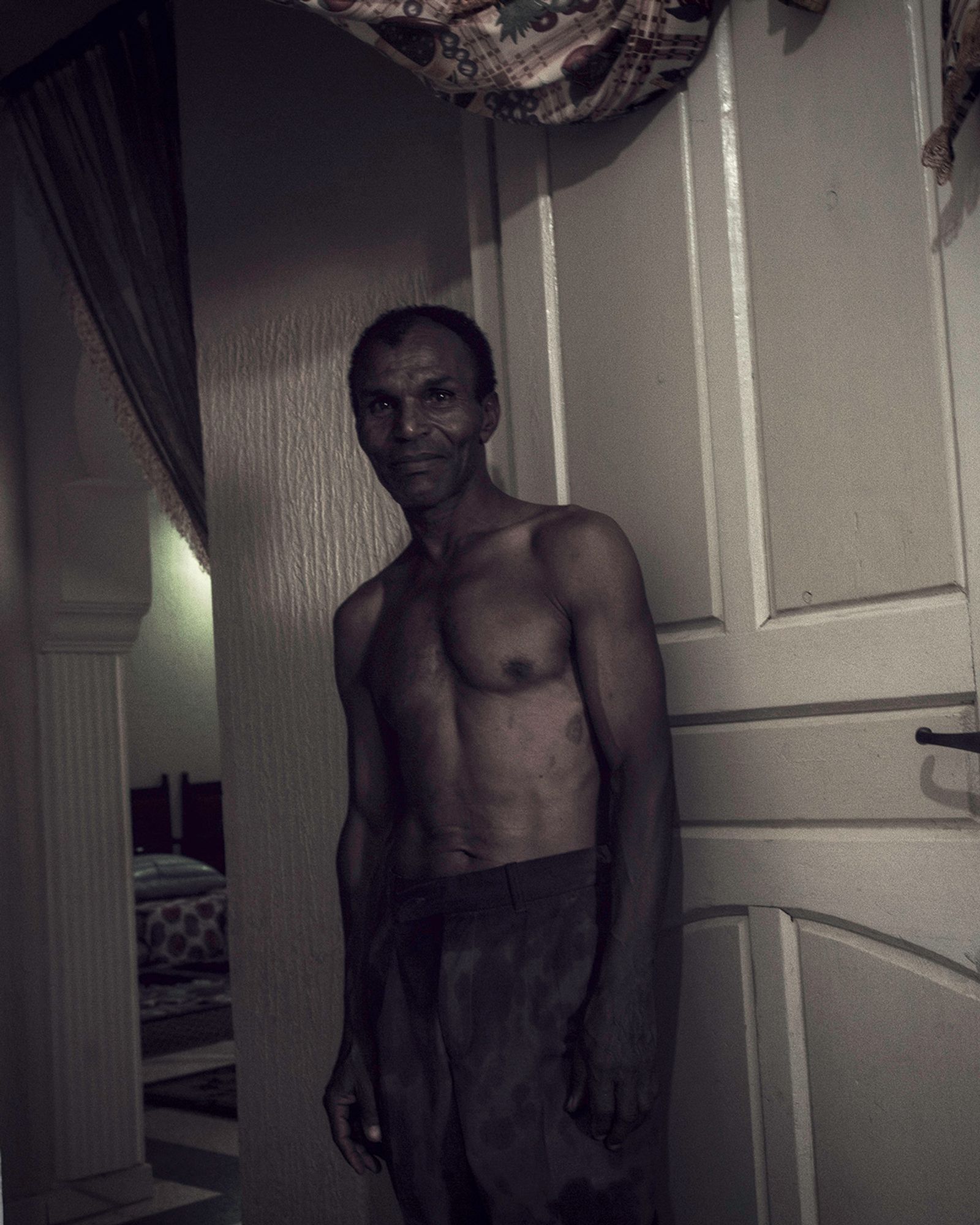 © Enrico Doria - Mr Rahmeni at home. He is a school teacher and he is hard working in his field with olive trees and other cultivations