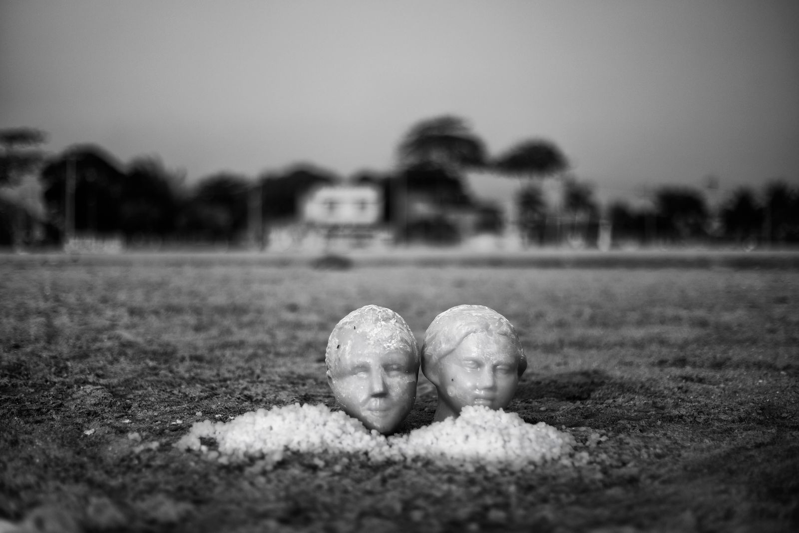 © Valda Nogueira - Candles of human figures found at the Sepetiba Beach.