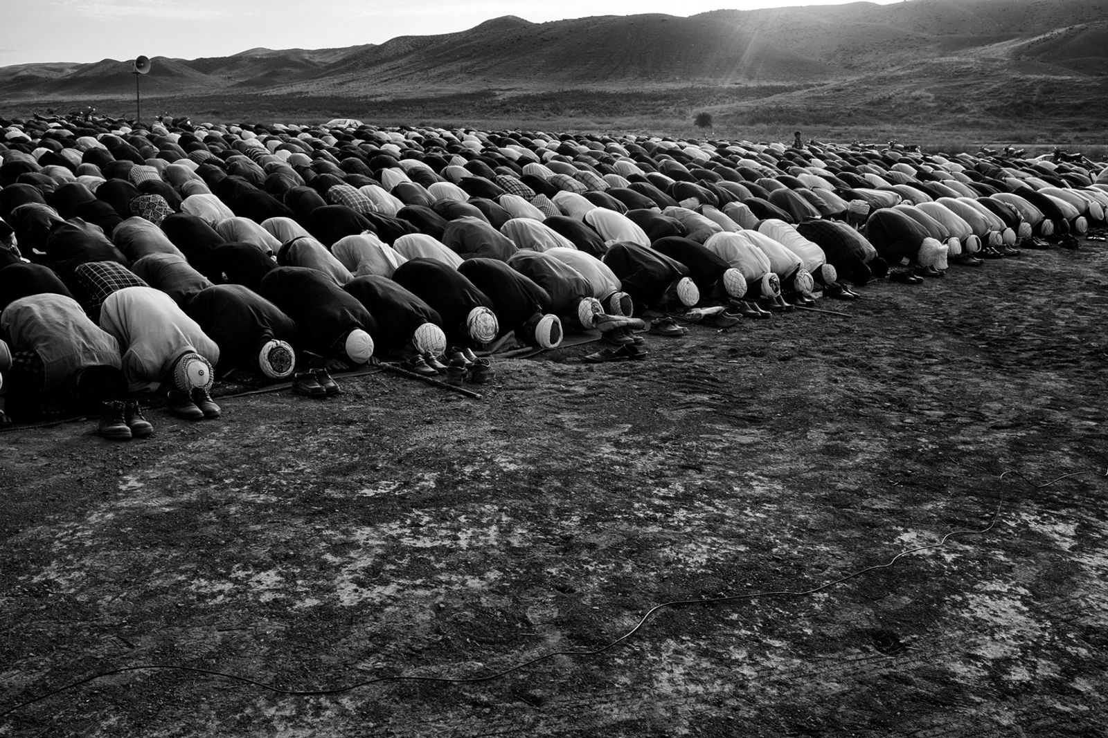 © Farshid Tighehsaz - Prayers for Eid al-Fitr near the border of Turkmenistan.
