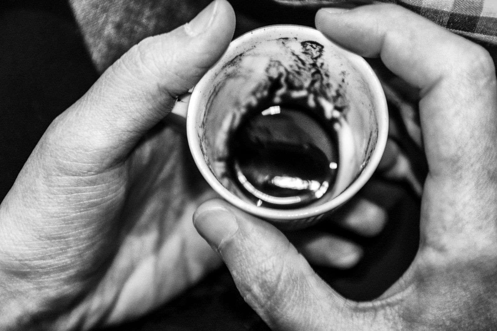 © Farshid Tighehsaz - Coffee Tale, tell me my future. Now-days, girls in cafes are looking for their future in their coffee cup. Tabriz, Iran.