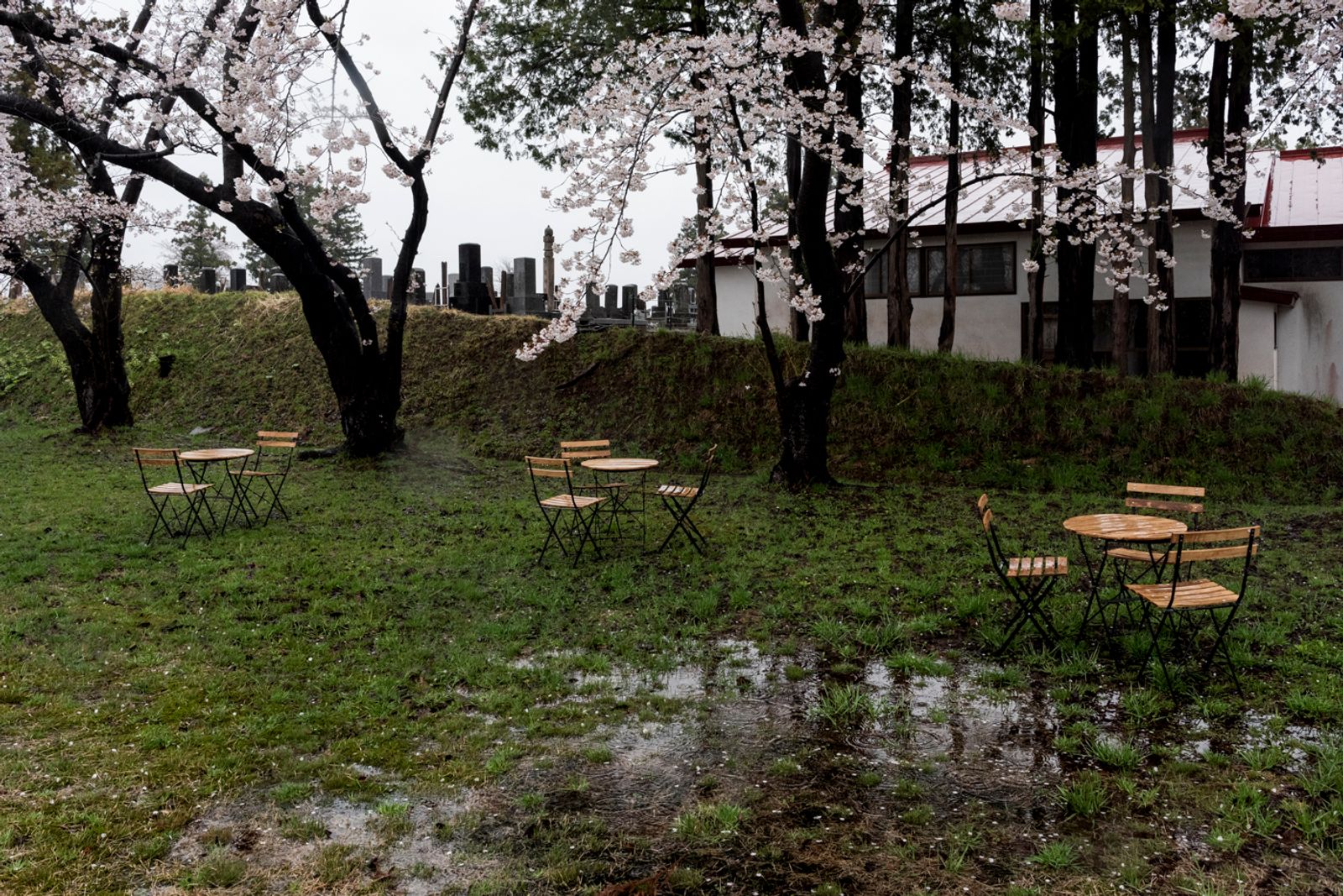 © George Nobechi - Picnic Chairs and Gravestones