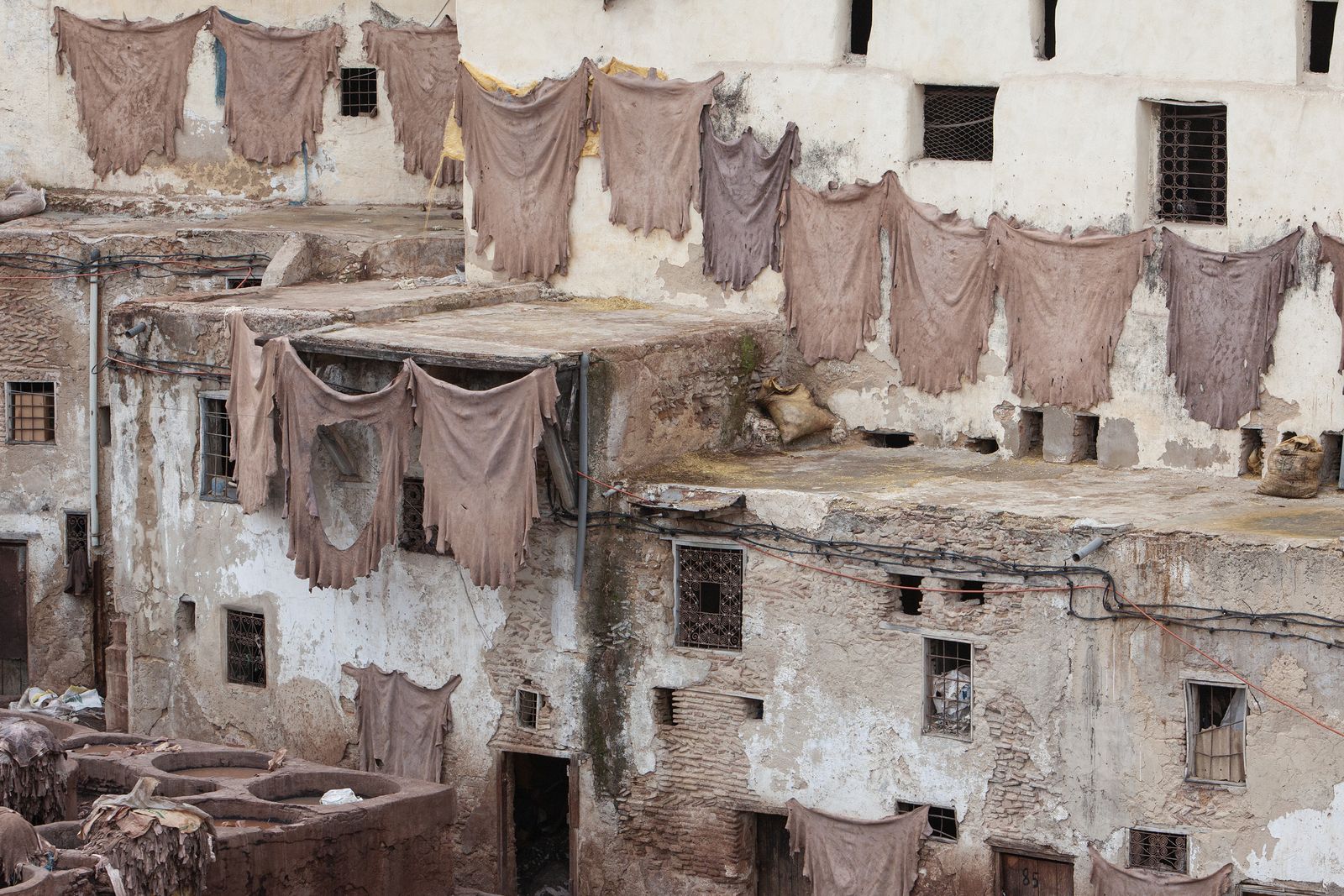 © Mehdi Maciej Benembarek - Image from the The ancient tanneries of fes, Morocco photography project