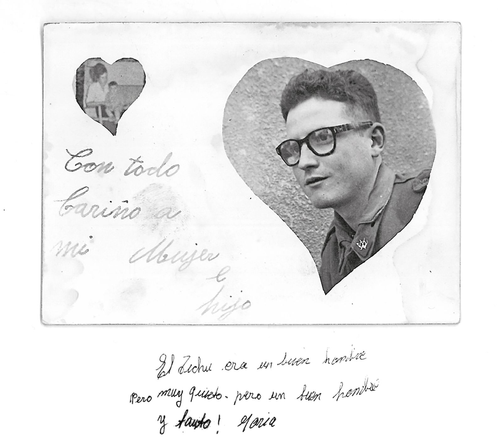 © Séverine Sajous - Family Archive. Maria's husband sent him this letter since the army in 1963