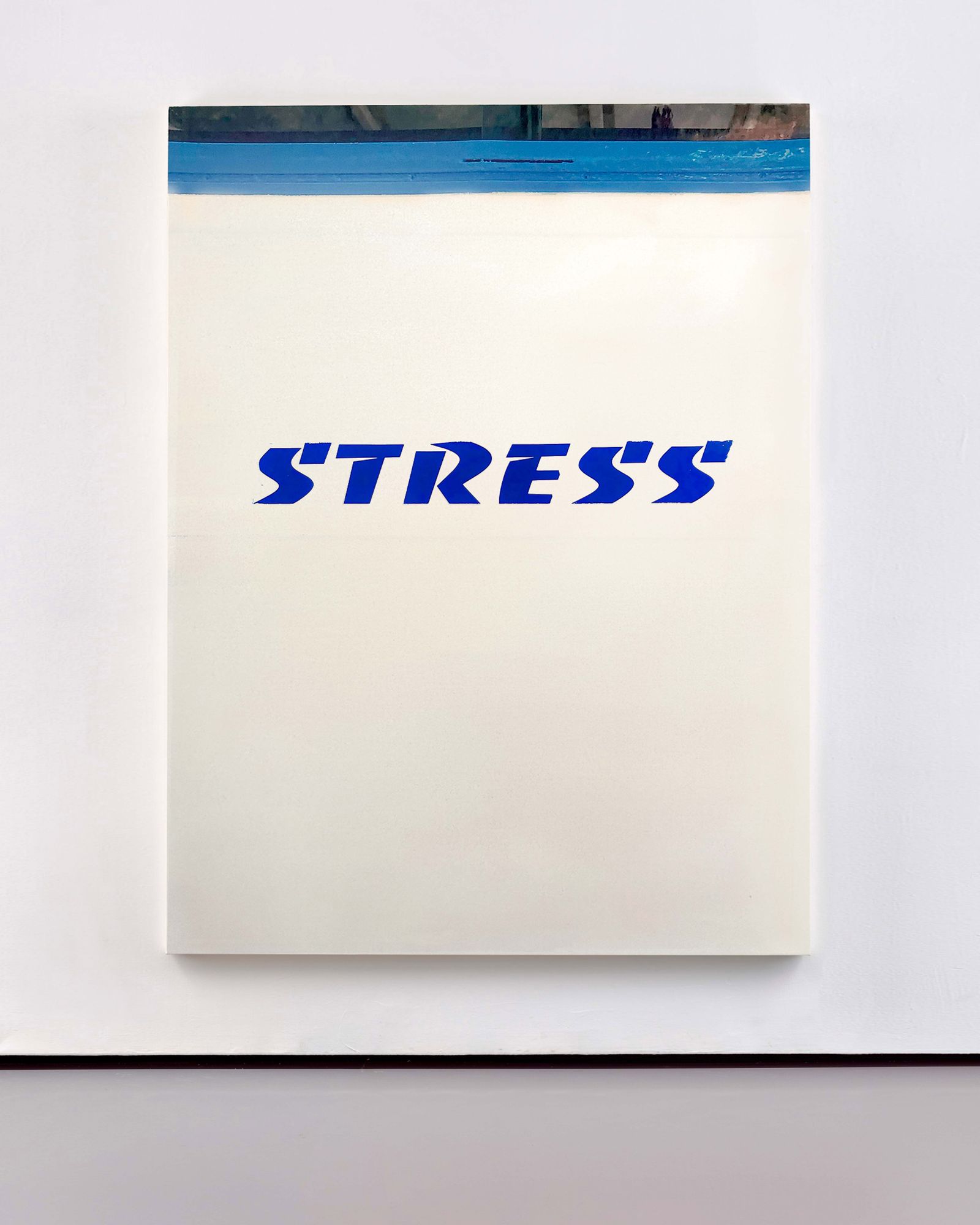 © Luca Massaro - Stress, San Fruttuoso - Latex on unprimed linen canvas 180x125x5cm