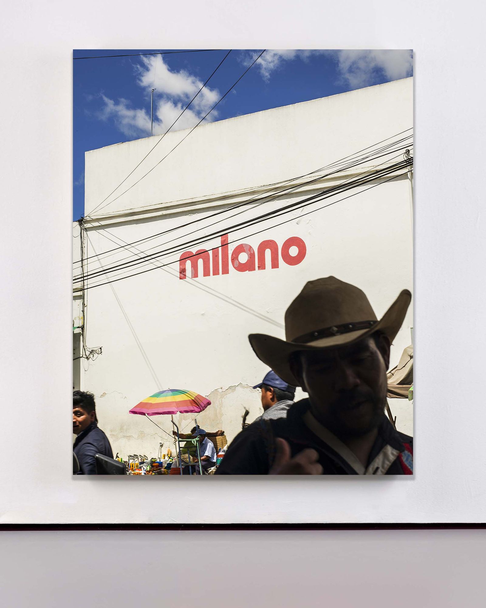 © Luca Massaro - Milano, Mexico - Latex on unprimed linen canvas 180x125x5cm