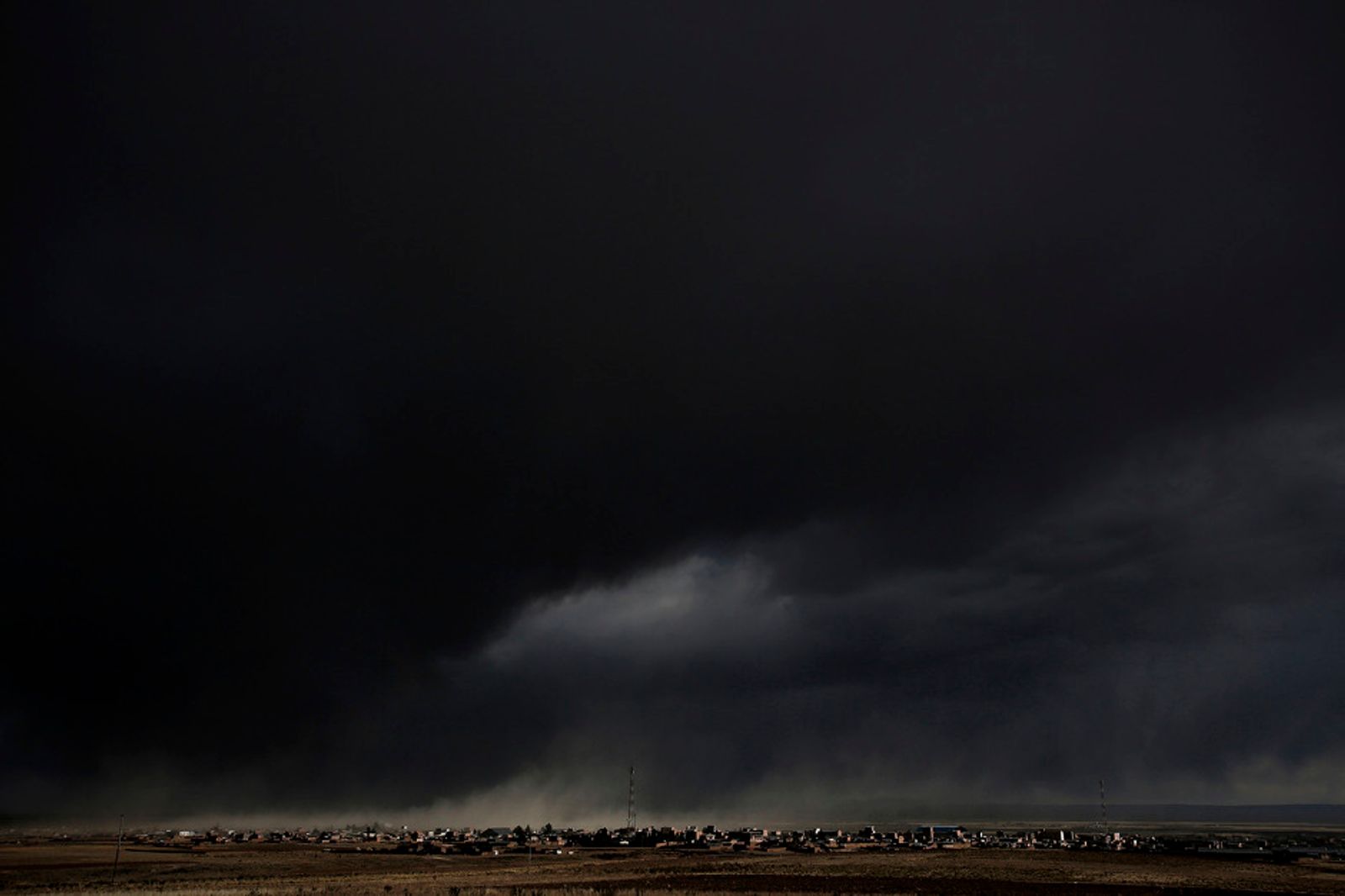 © Olmo Calvo - Storm in Patacamaya town, Bolivia, september 8th 2013