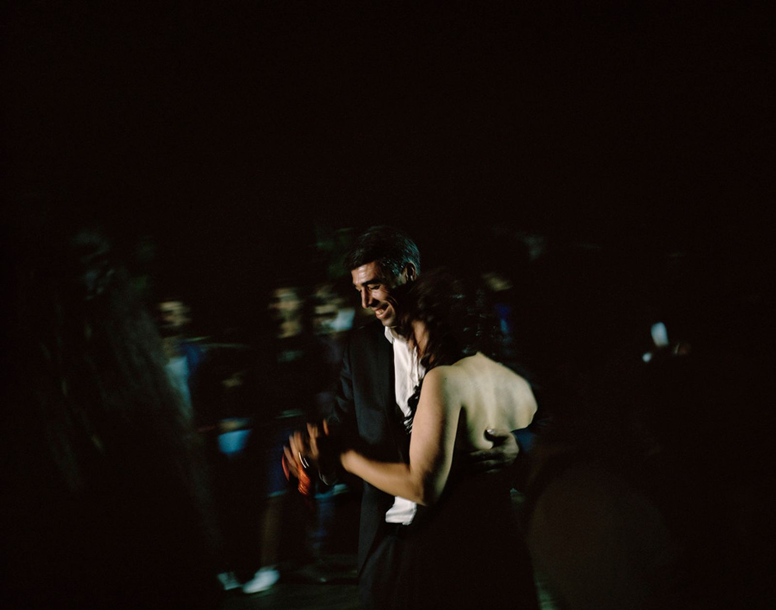 © Miriam Stanke - Couple dancing on the village square during the first of their three day wedding celebration.