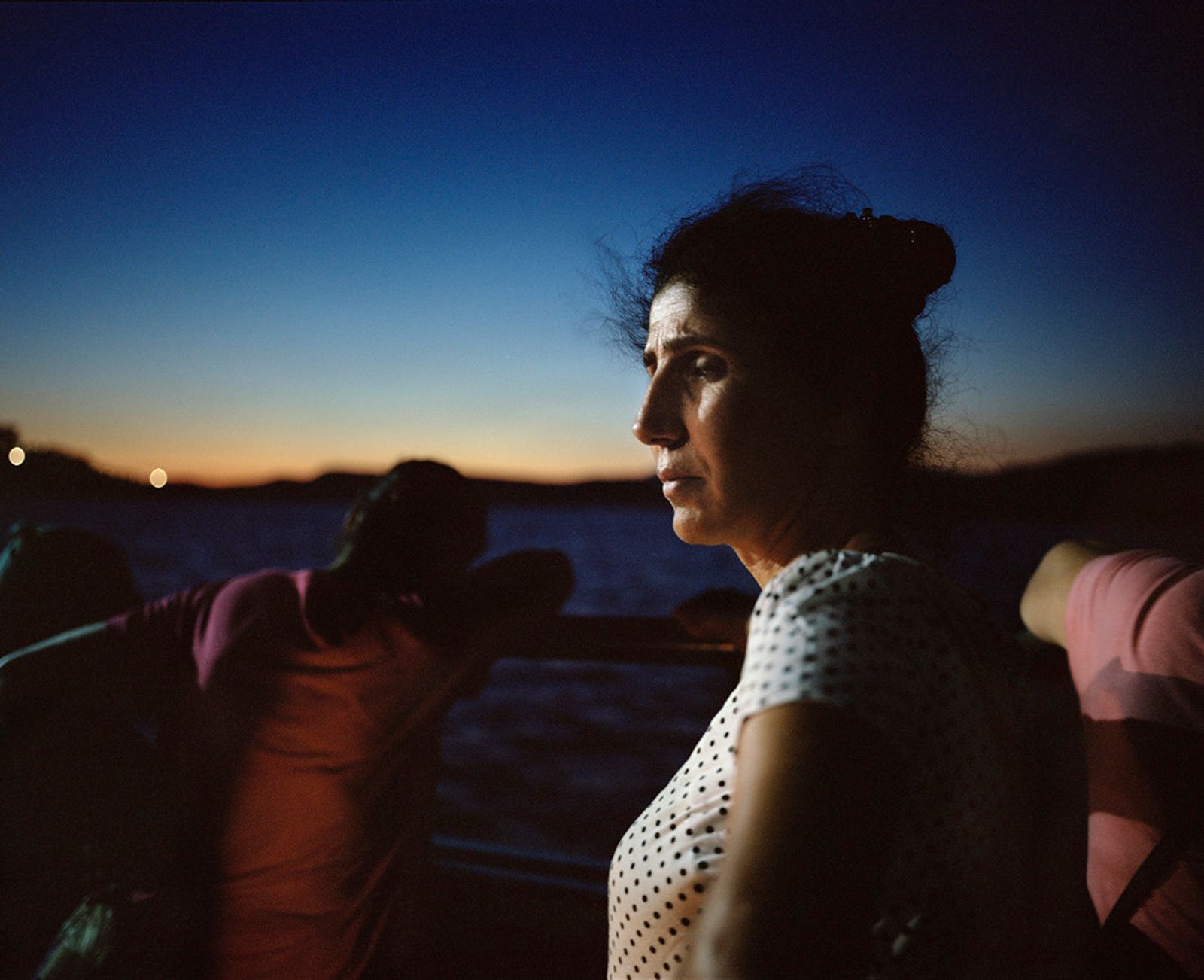 © Miriam Stanke - Woman leaving the region of Dersim by a ferry boat
