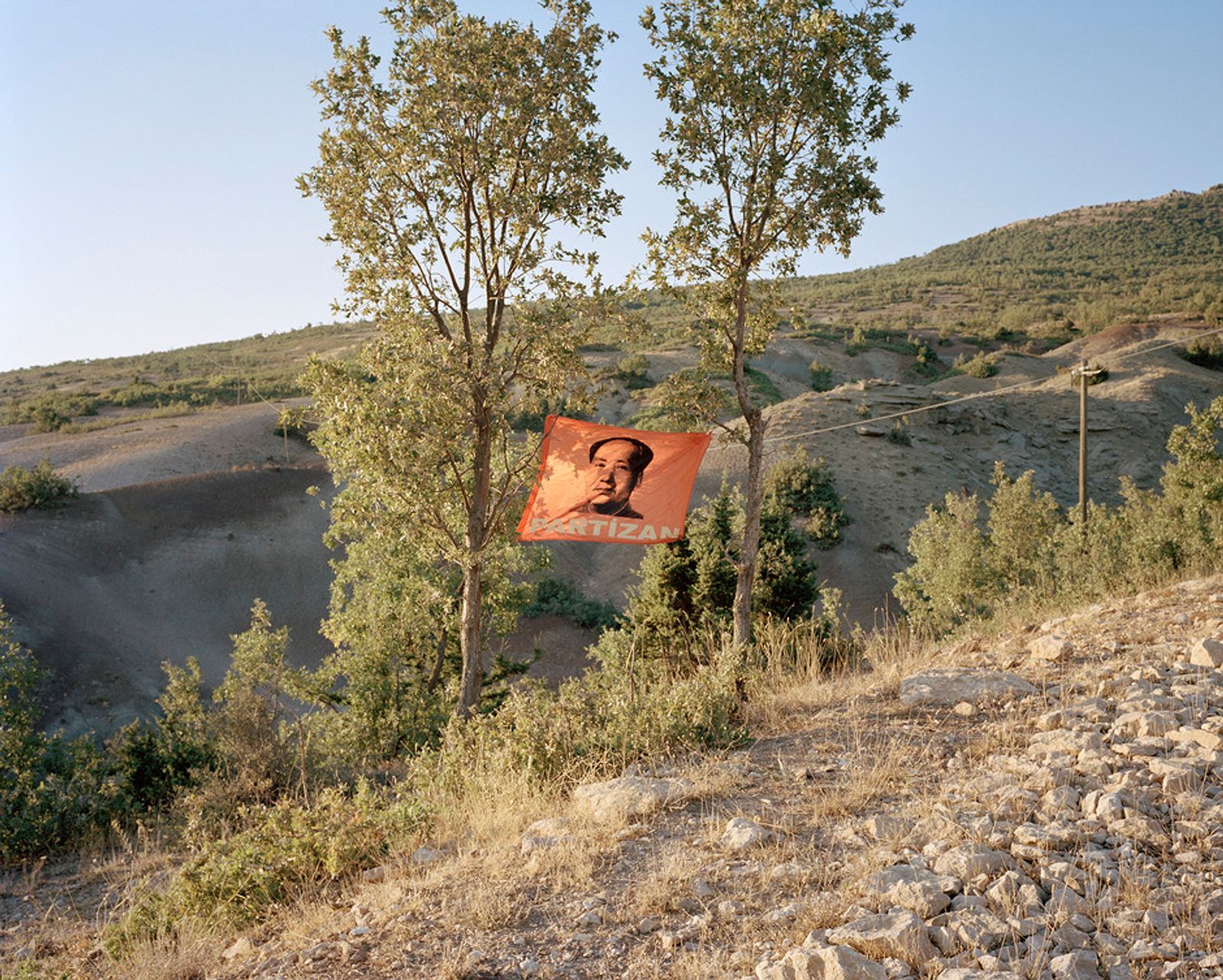 © Miriam Stanke - Mao flag put up by one of the operating guerrilla groups in and around Dersim