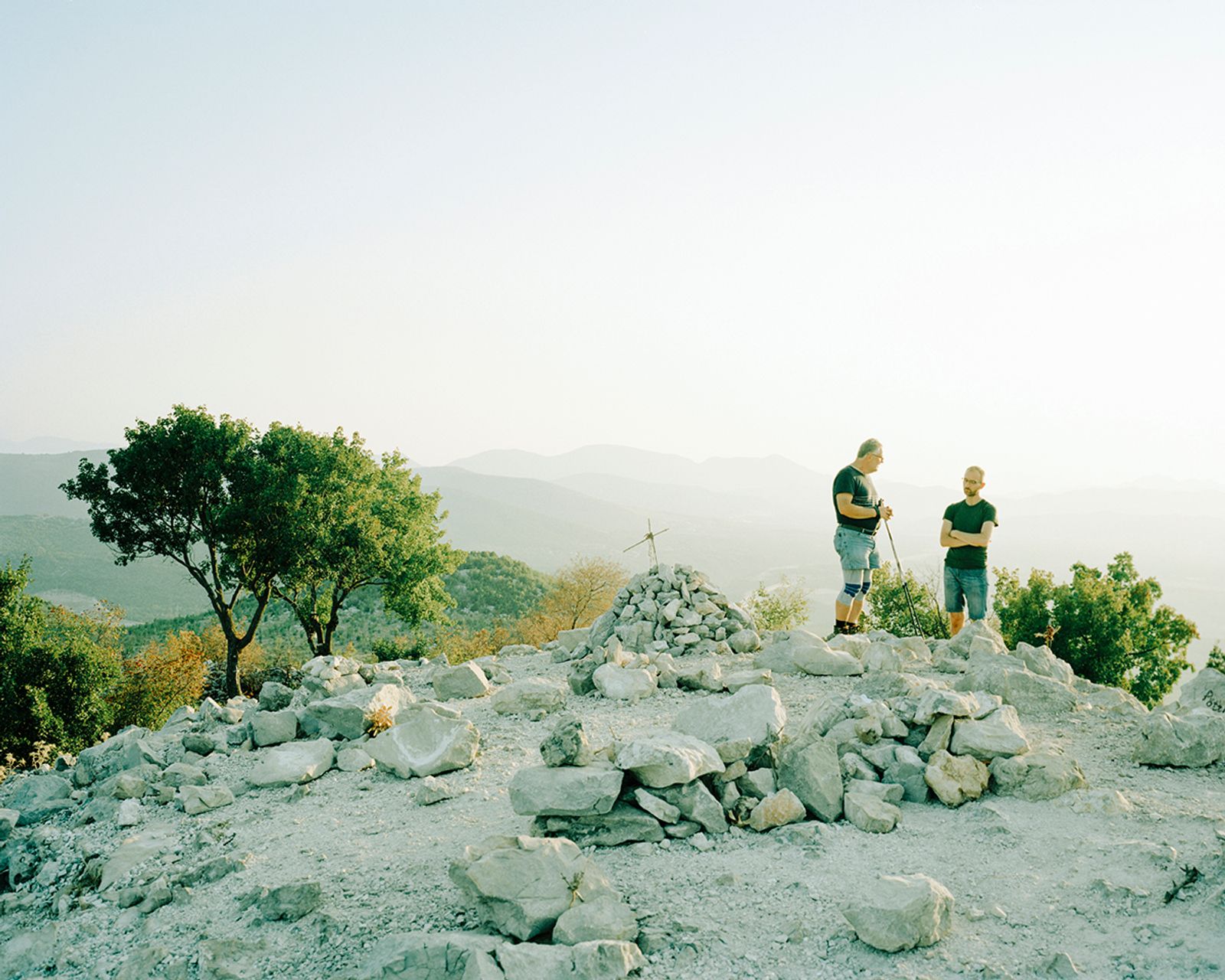 © Miriam Stanke - Two pilgrims reached their goal in Medugorje, a popular Catholic pilgrimage site