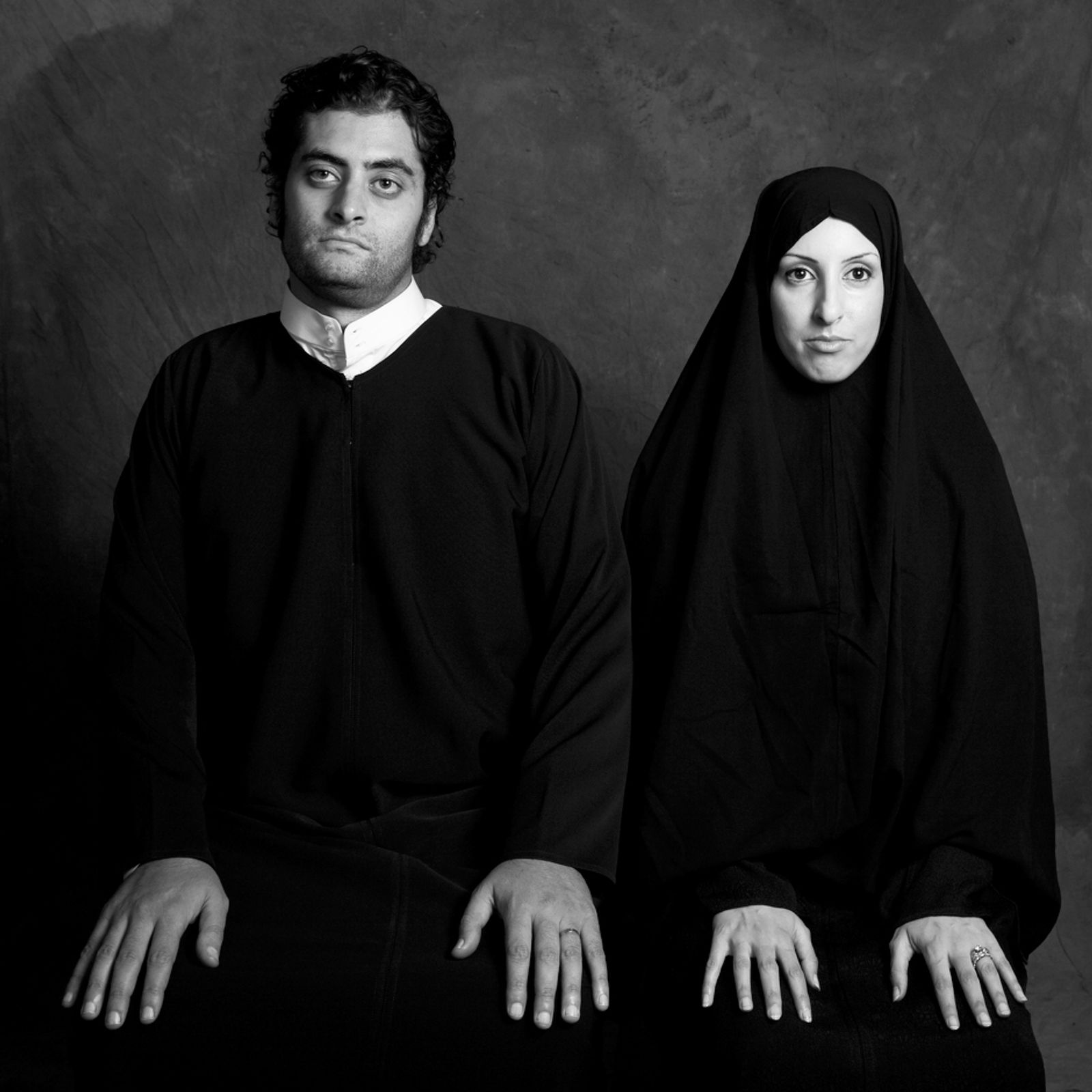 © Boushra Almutawakel - What If... comprised of 7 images, is the manifestation of my question, "What if the men were the ones who had to veil?"