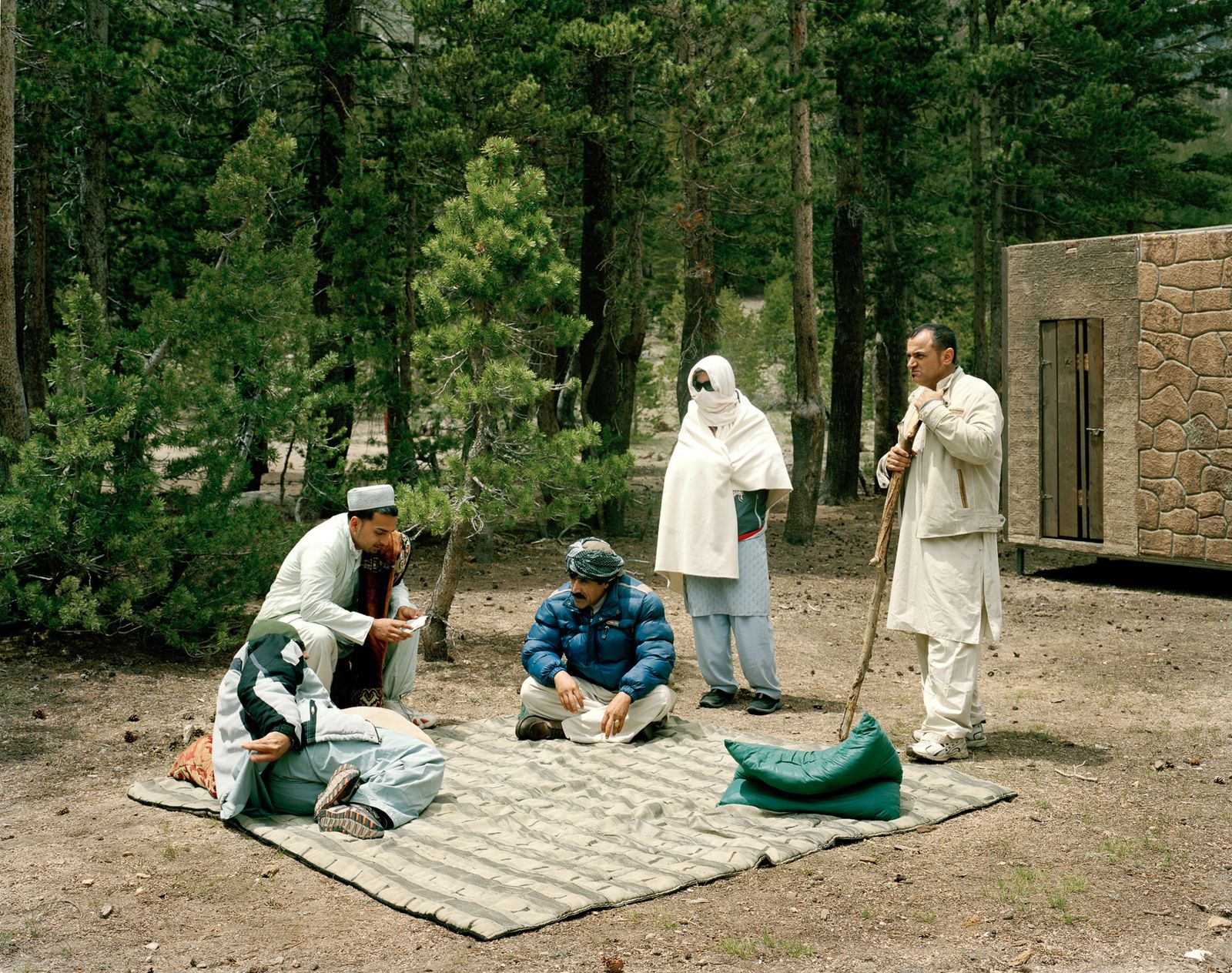 © Claire Beckett - Civilian Afghan-Americans playing the role of Afghan villagers