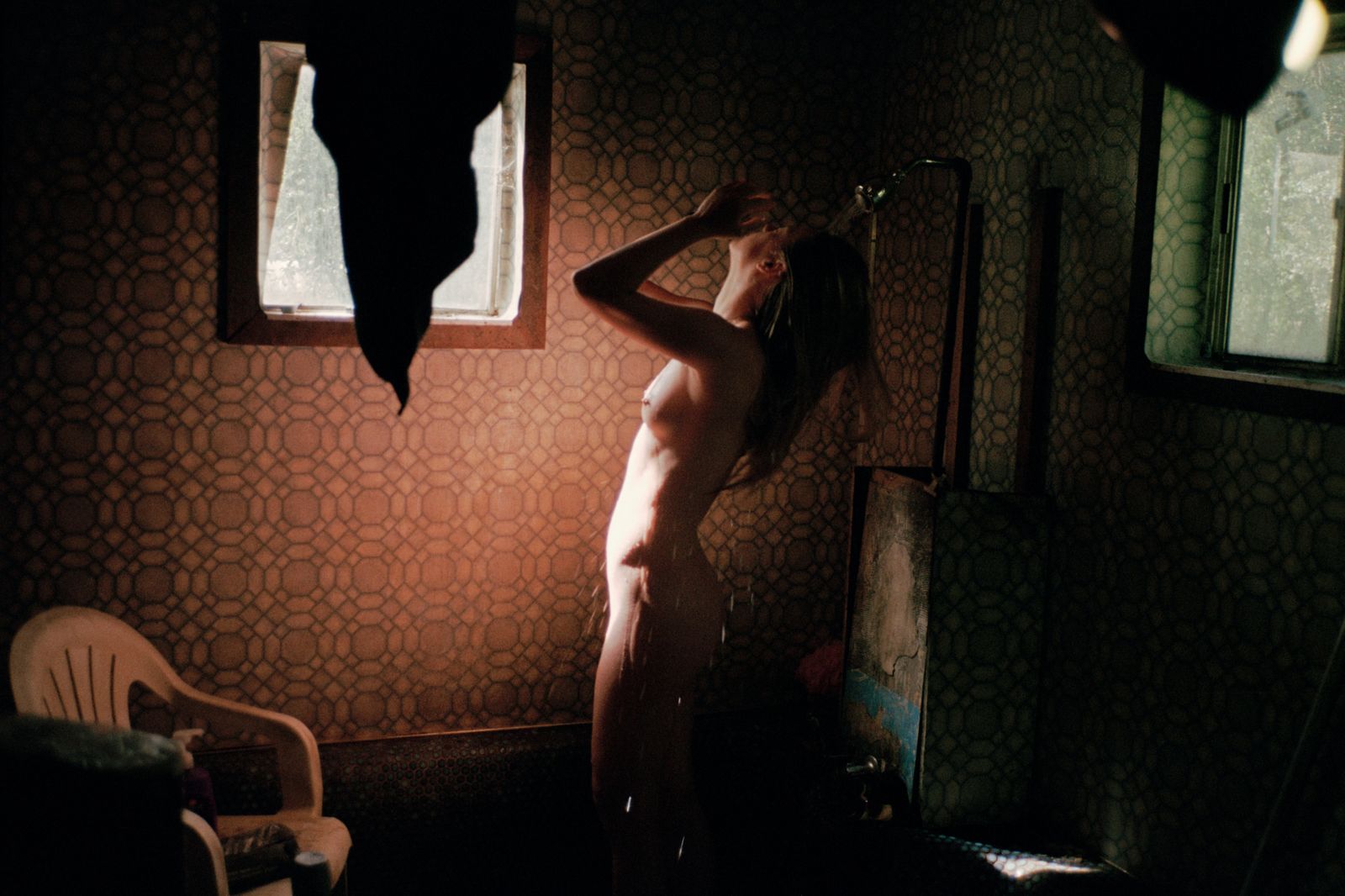 © Louise Amelie - "Louise" Taking a shower, Humboldt County.