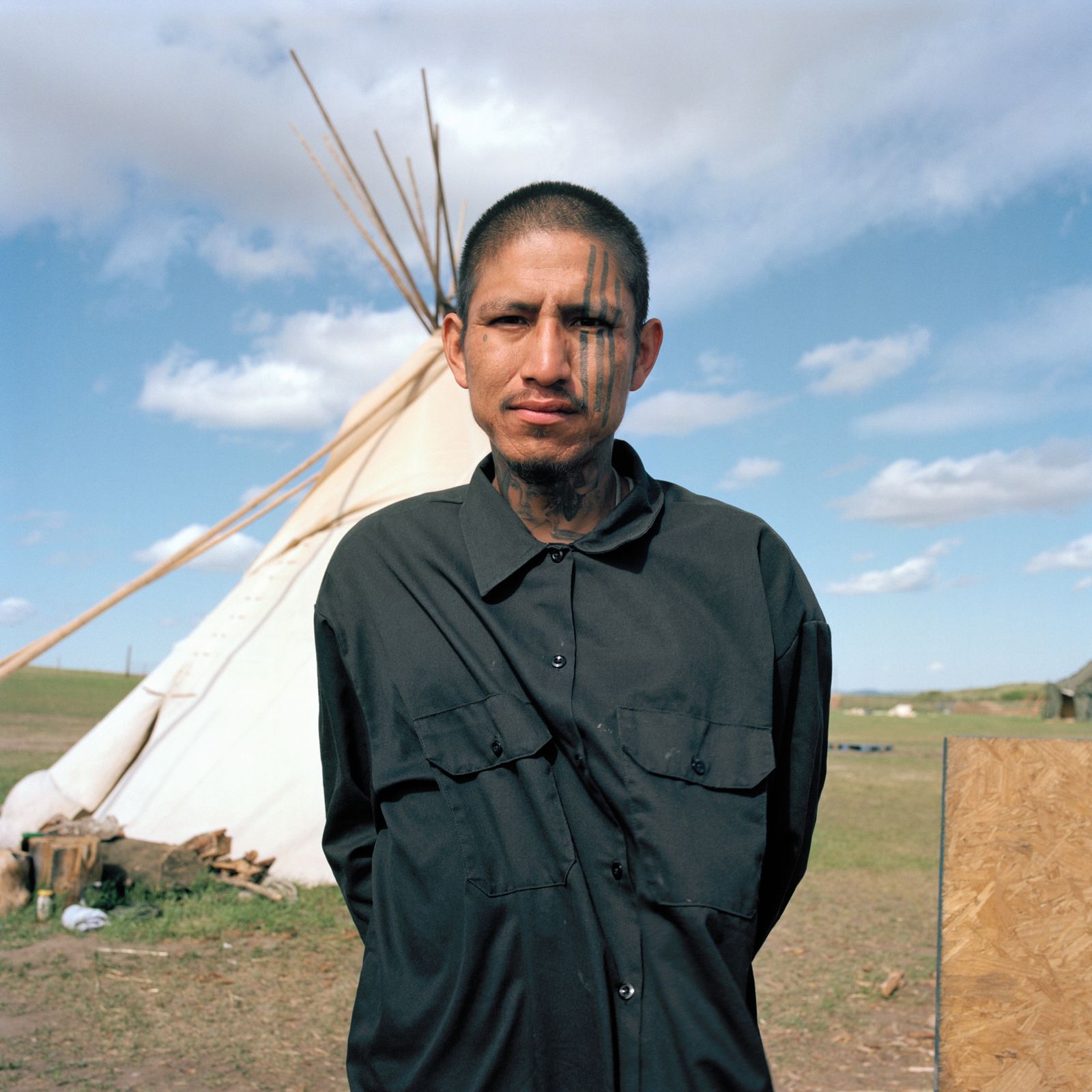 © Louise Amelie - "Chase" Native American named Chase Flying Horse from Standing Rock Sioux Tripe, Dakota.