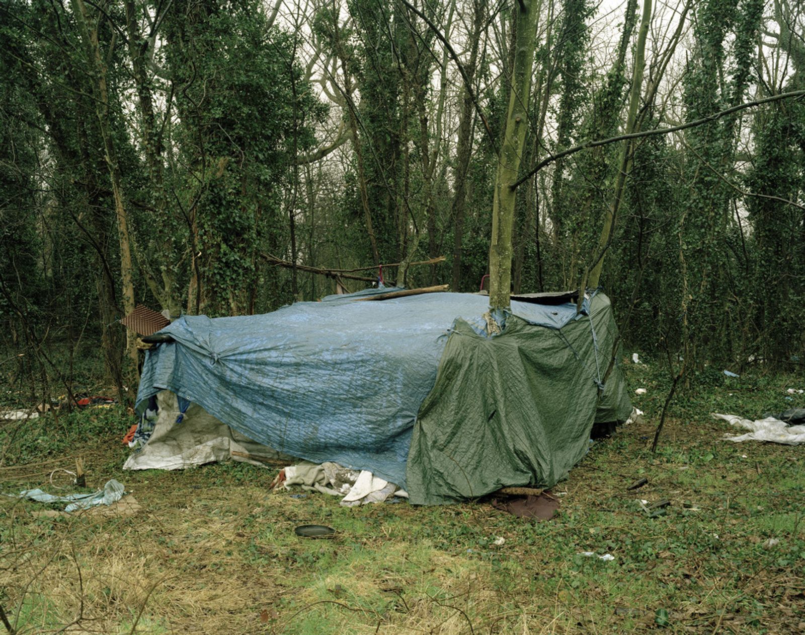 © Henk Wildschut - Shelter of Illegal immigrants in France