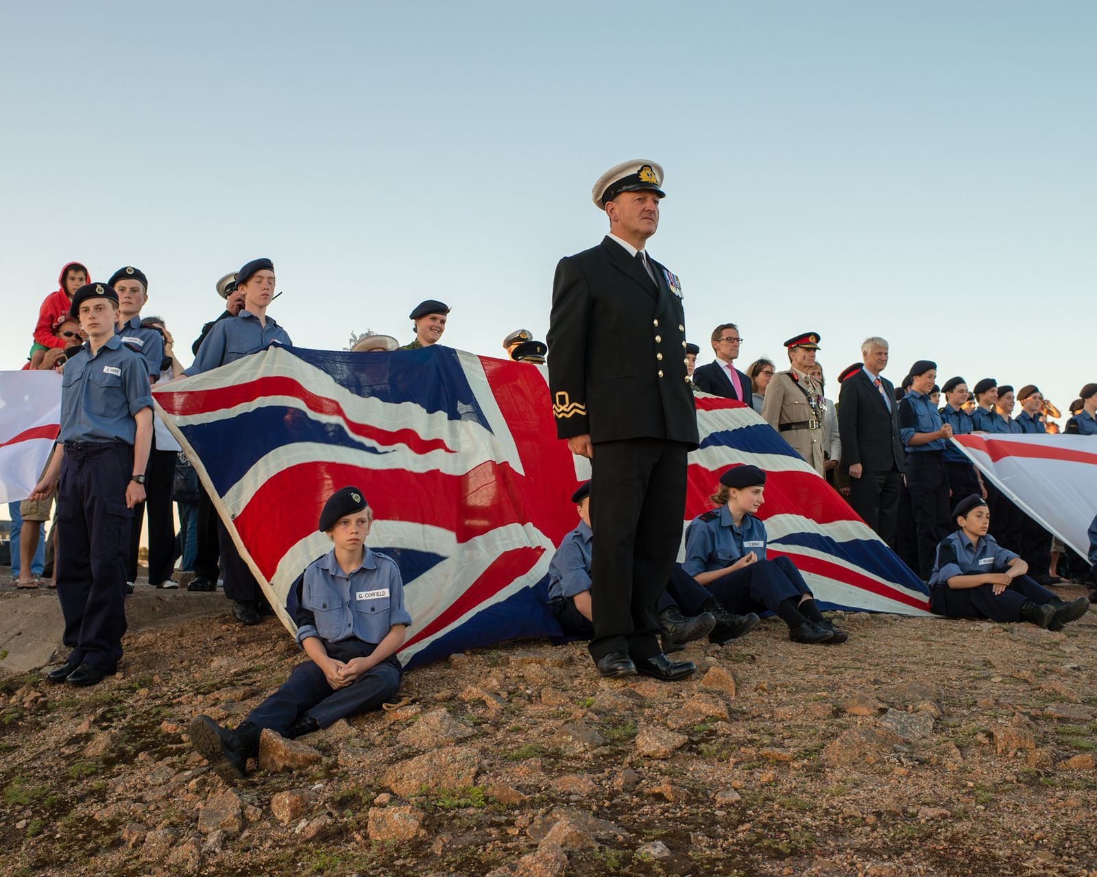 © Martin Toft - HMS Iron Duke, Corbiere, St Brelade, Jersey, 20 June, 2014.