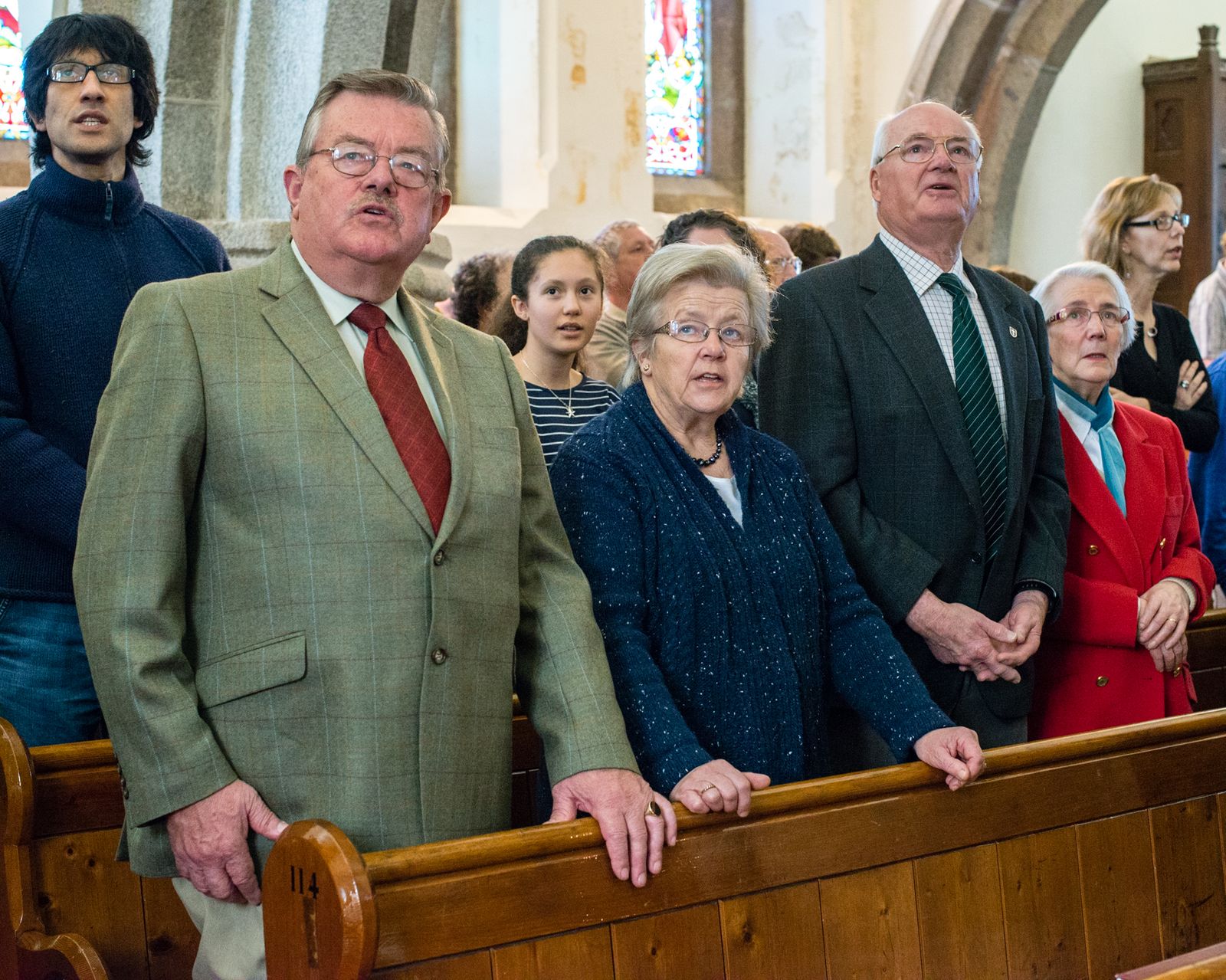 © Martin Toft - Worship, St Ouens Church, St Ouen, Jersey, Channel Islands, 6 April 2014