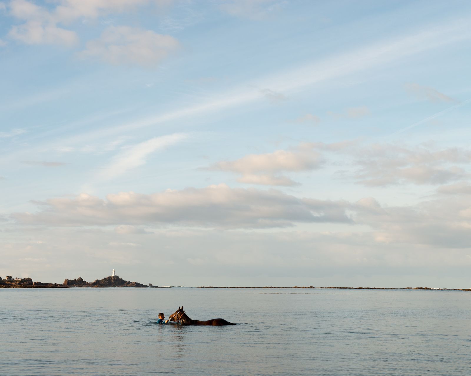 © Martin Toft - Karl Kukk, Horsetrainer, St Ouen Bay, Channel Islands, 5 October 2014